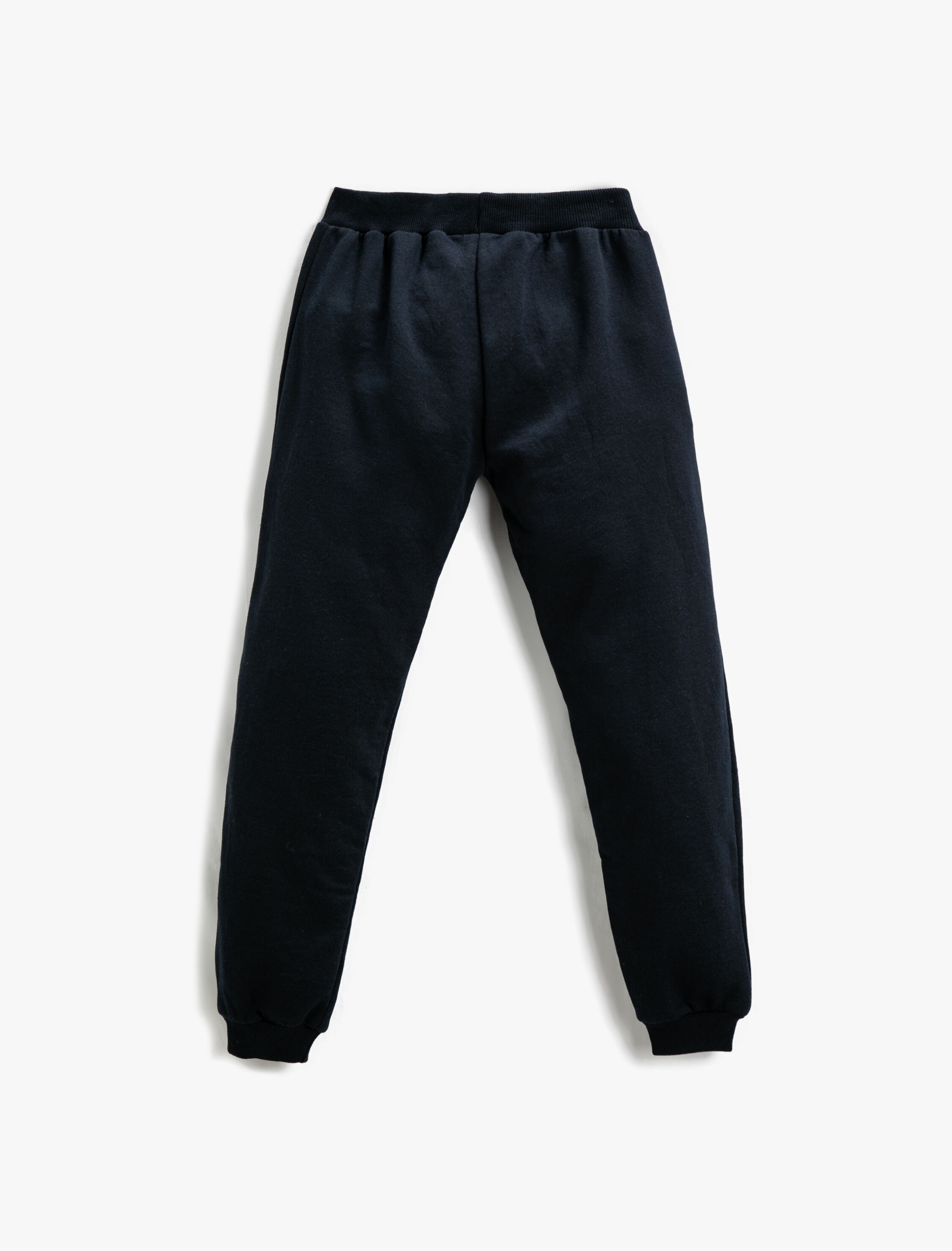  Kız Çocuk Basic Baskılı Jogger Eşofman Altı Belden Bağlamalı