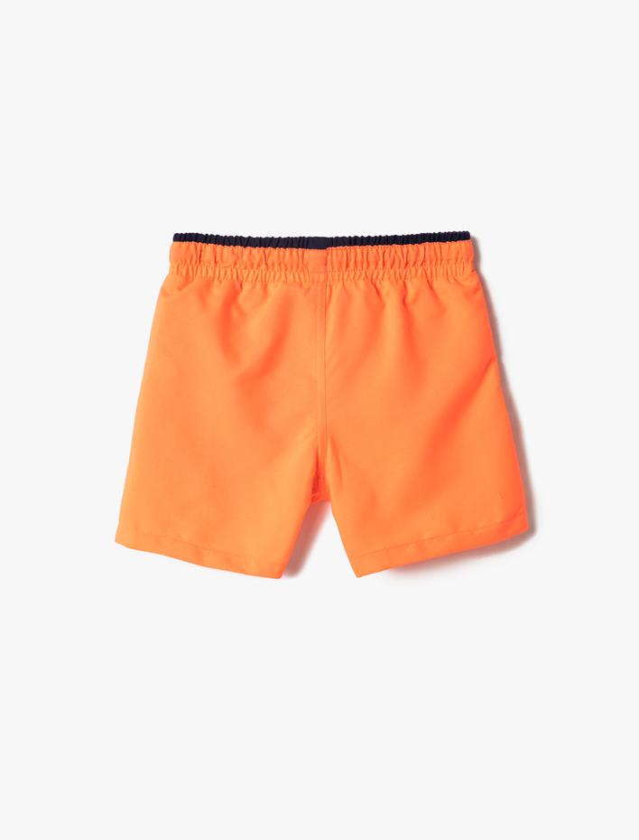 Erkek Çocuk Mayo Basic Beli Bağlamalı