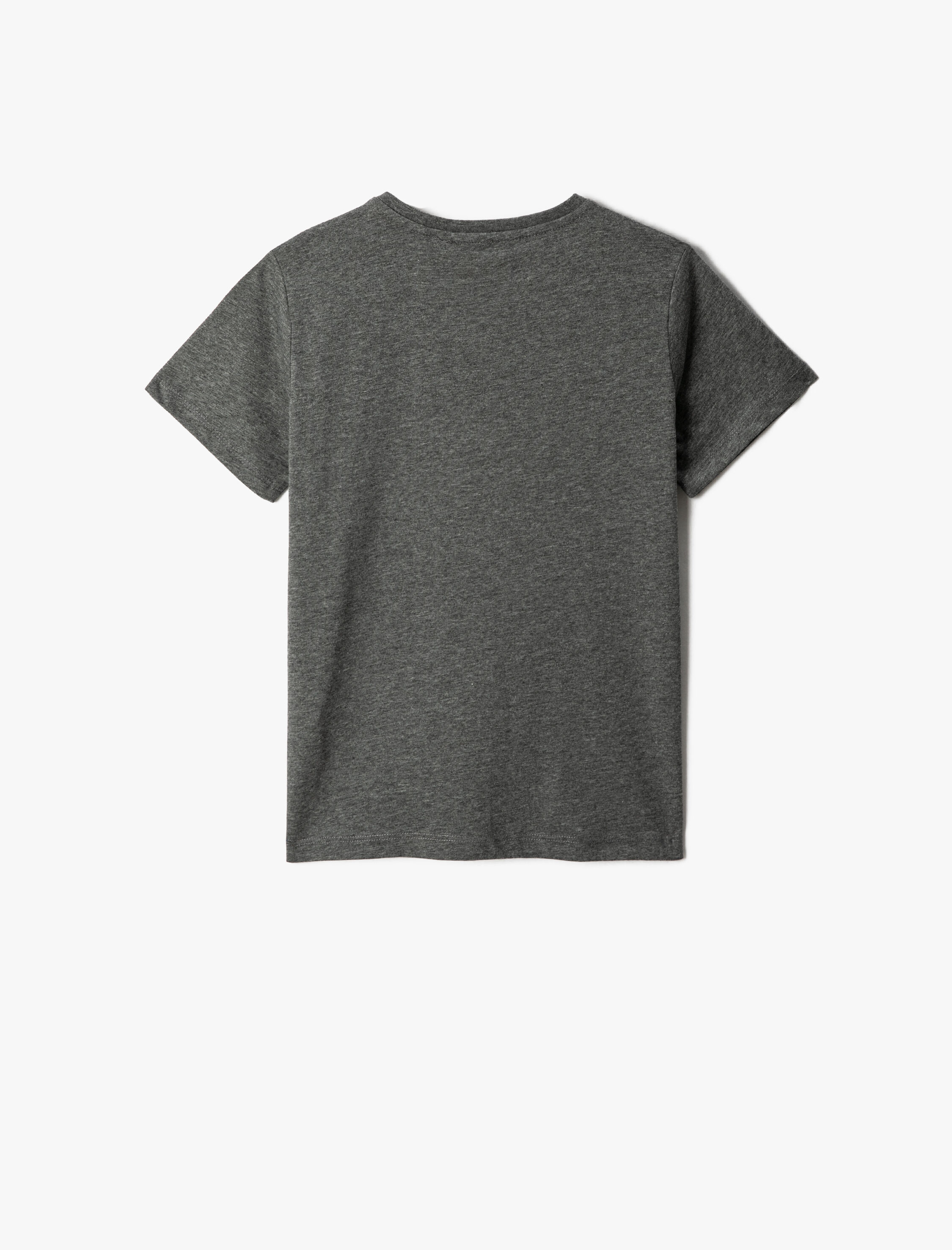  Erkek Çocuk Örümcek Adam Baskılı Kısa Kollu Tişört Lisanslı Bisiklet Yaka