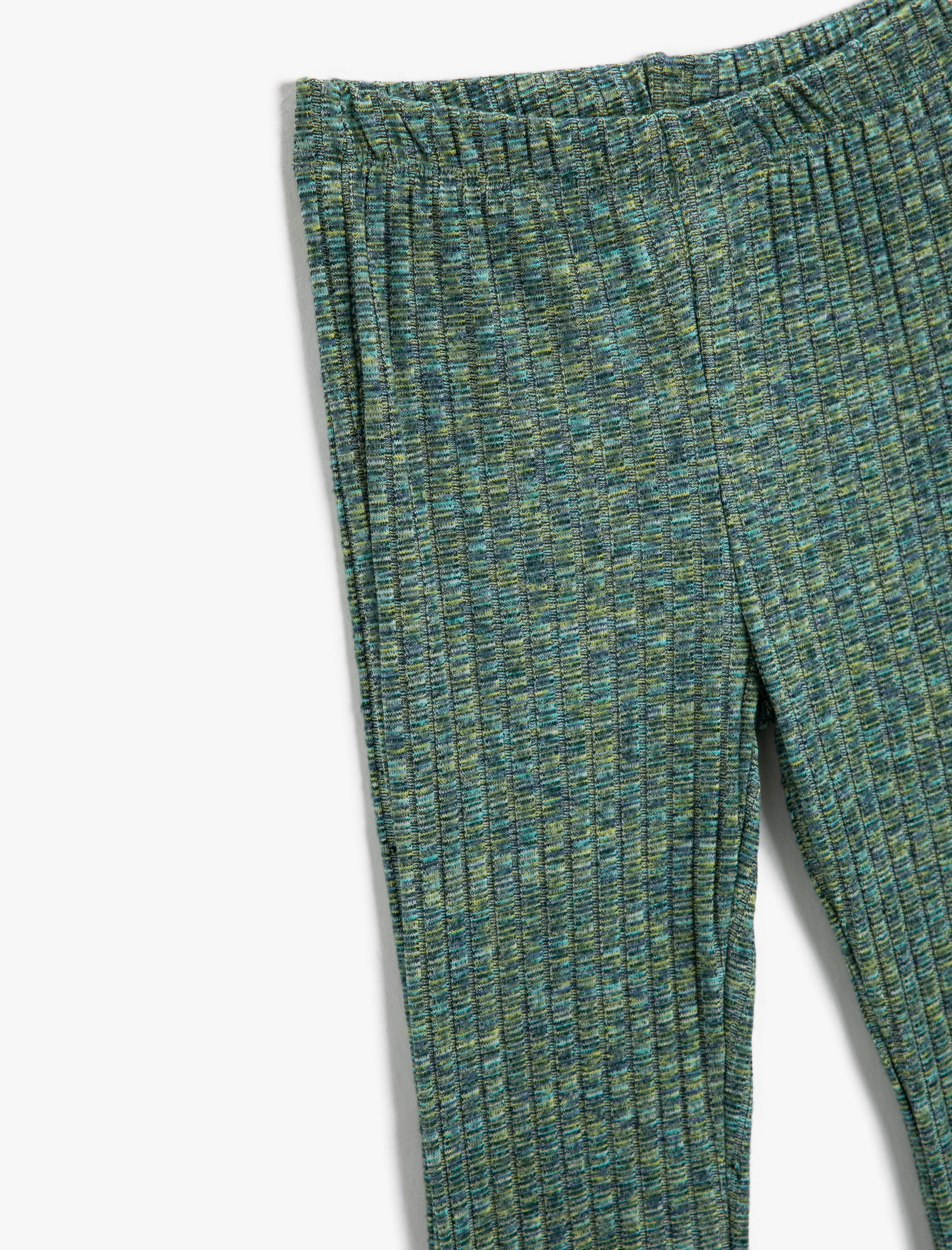  Kız Çocuk İspanyol Paça Tayt Pantolon Beli Lastikli Yumuşak Dokulu