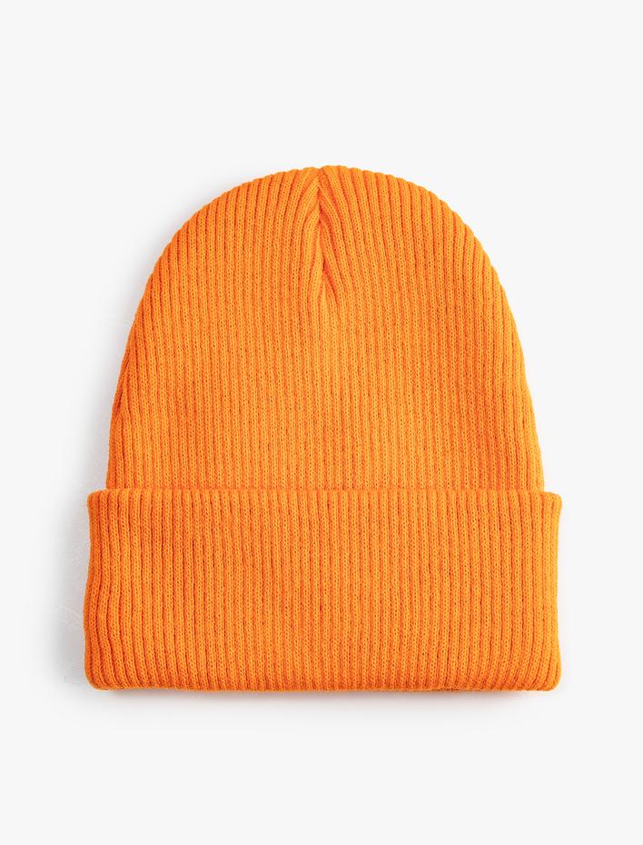 Erkek Çocuk Lastikli Örgü Basic Bere