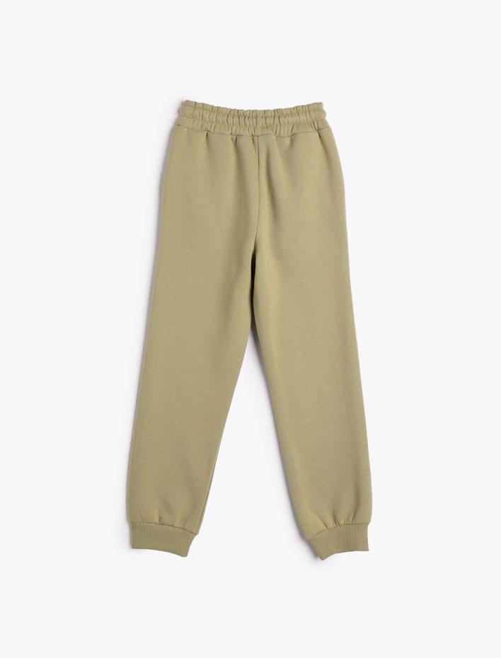 Erkek Çocuk Basic Jogger Eşofman Altı Beli Bağlamalı Cepli