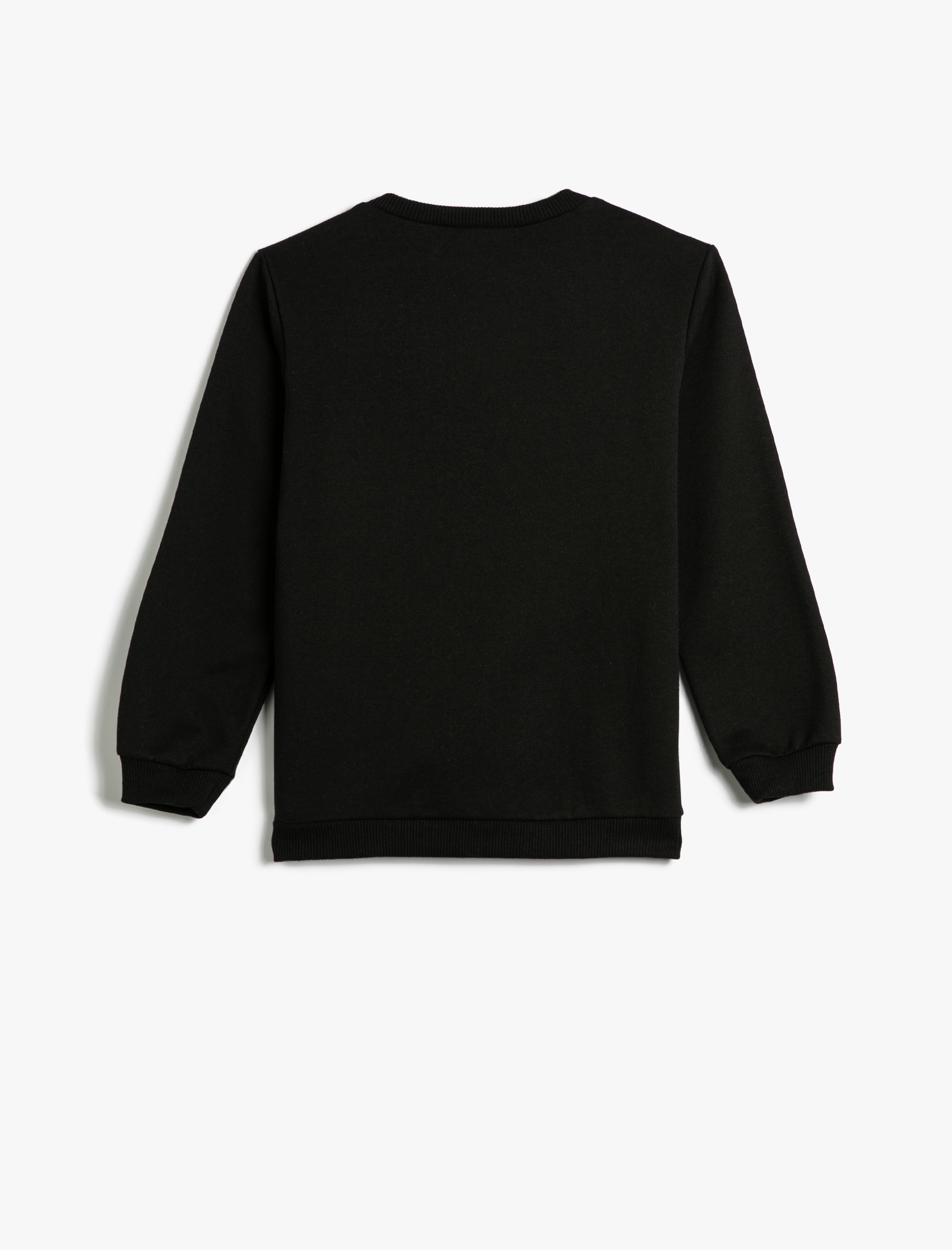  Erkek Çocuk Sweatshirt Bisiklet Yaka Grafiti Baskılı Uzun Kollu Şardonlu