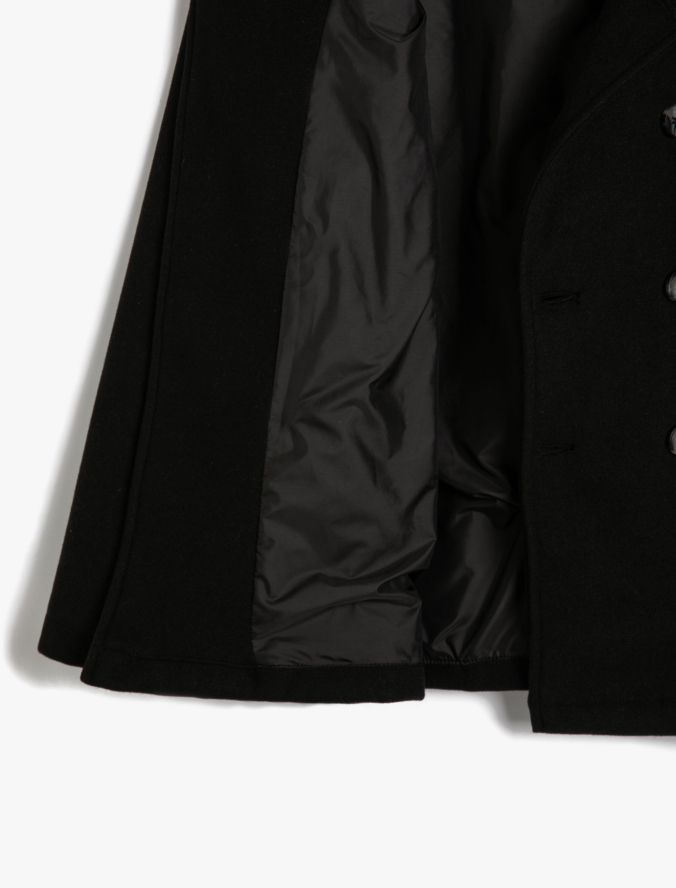  Erkek Çocuk Kaban Kruvaze Yaka Düğme Kapamalı