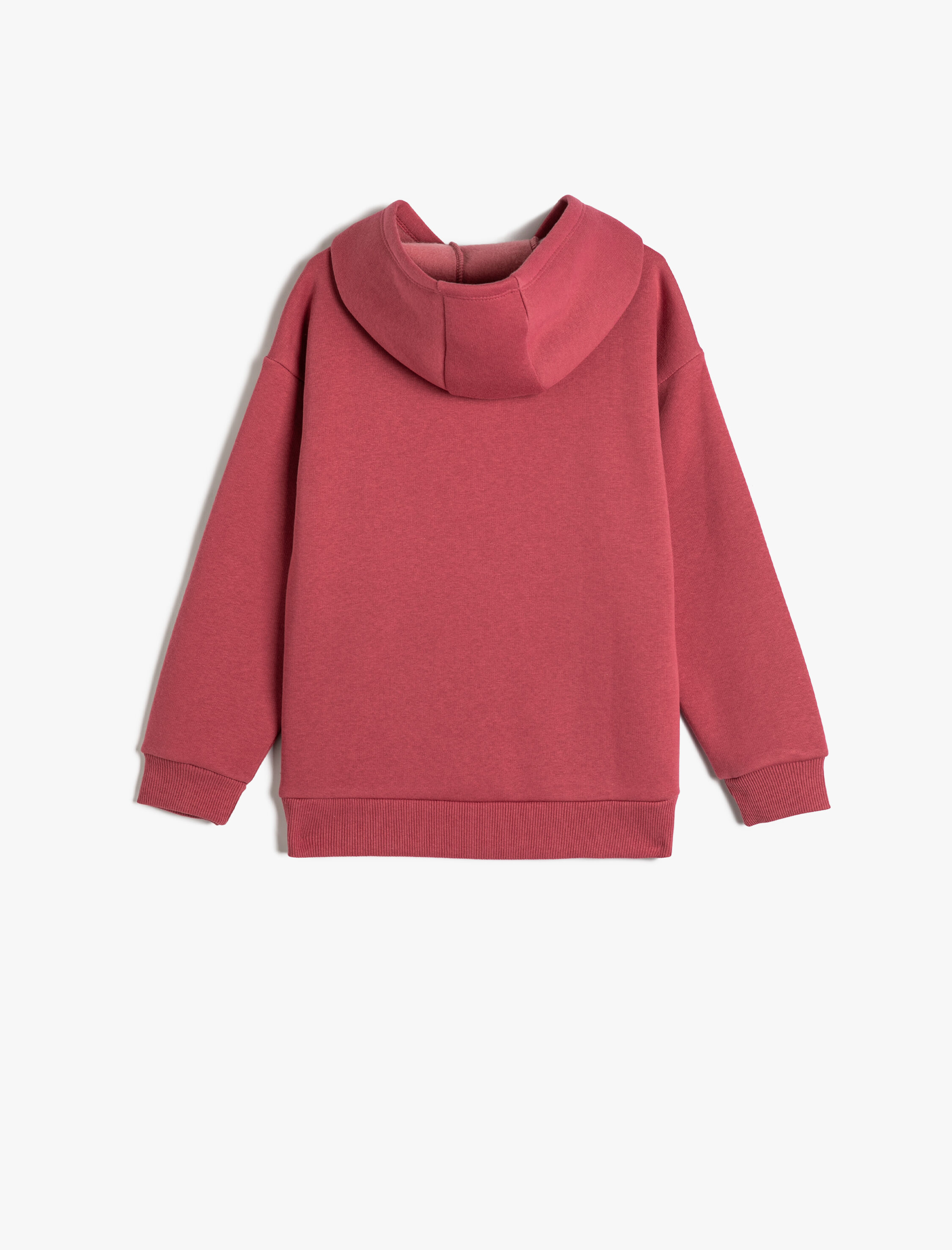  Erkek Çocuk Kapşonlu Sweatshirt Kaykay Temalı Uzun Kollu Şardonlu