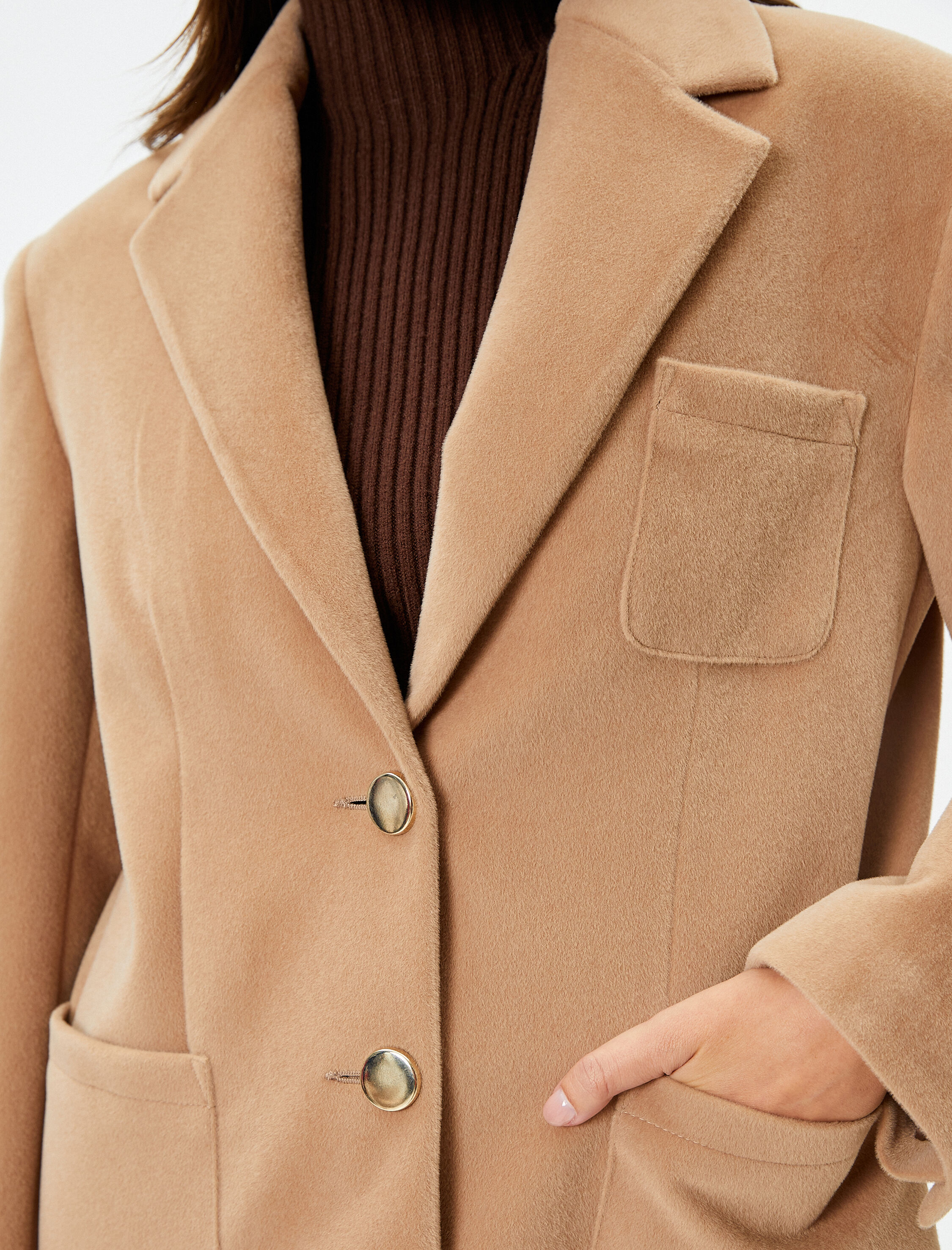 Blazer Ceket Düğmeli Cep Detaylı