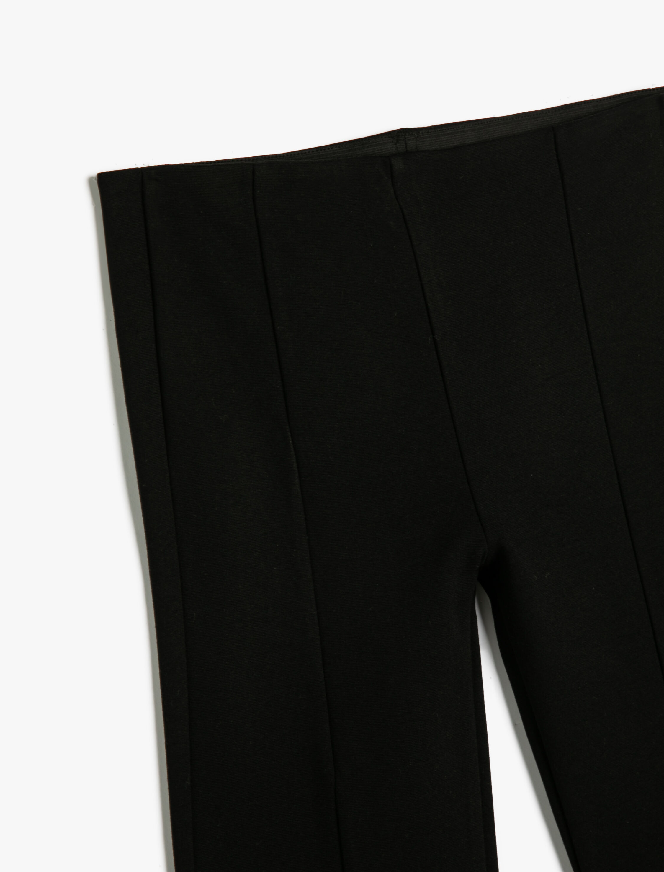  Kız Çocuk Basic Tayt Beli Lastikli Dikiş Detaylı