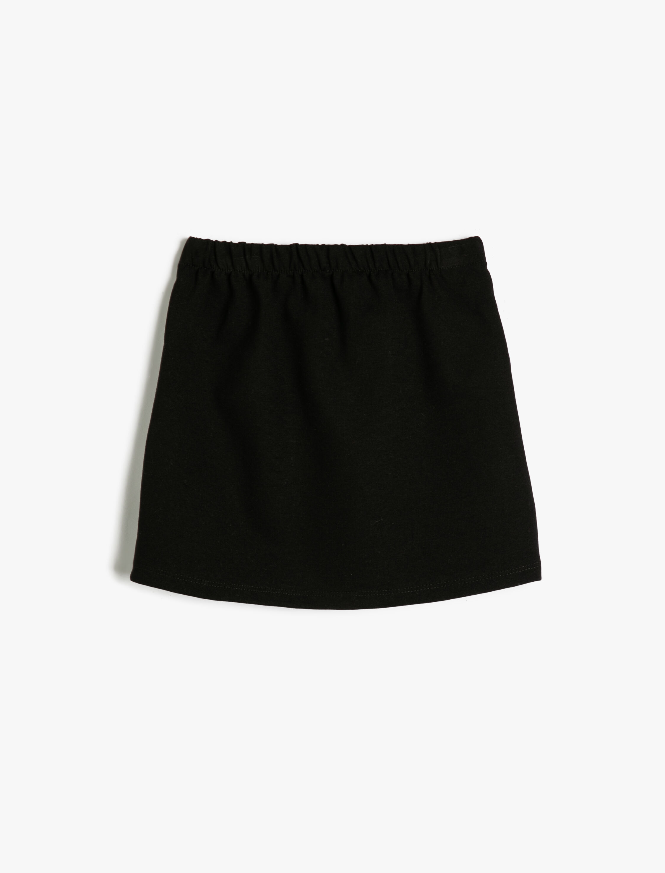  Kız Çocuk Mini Basic Etek Beli Lastikli