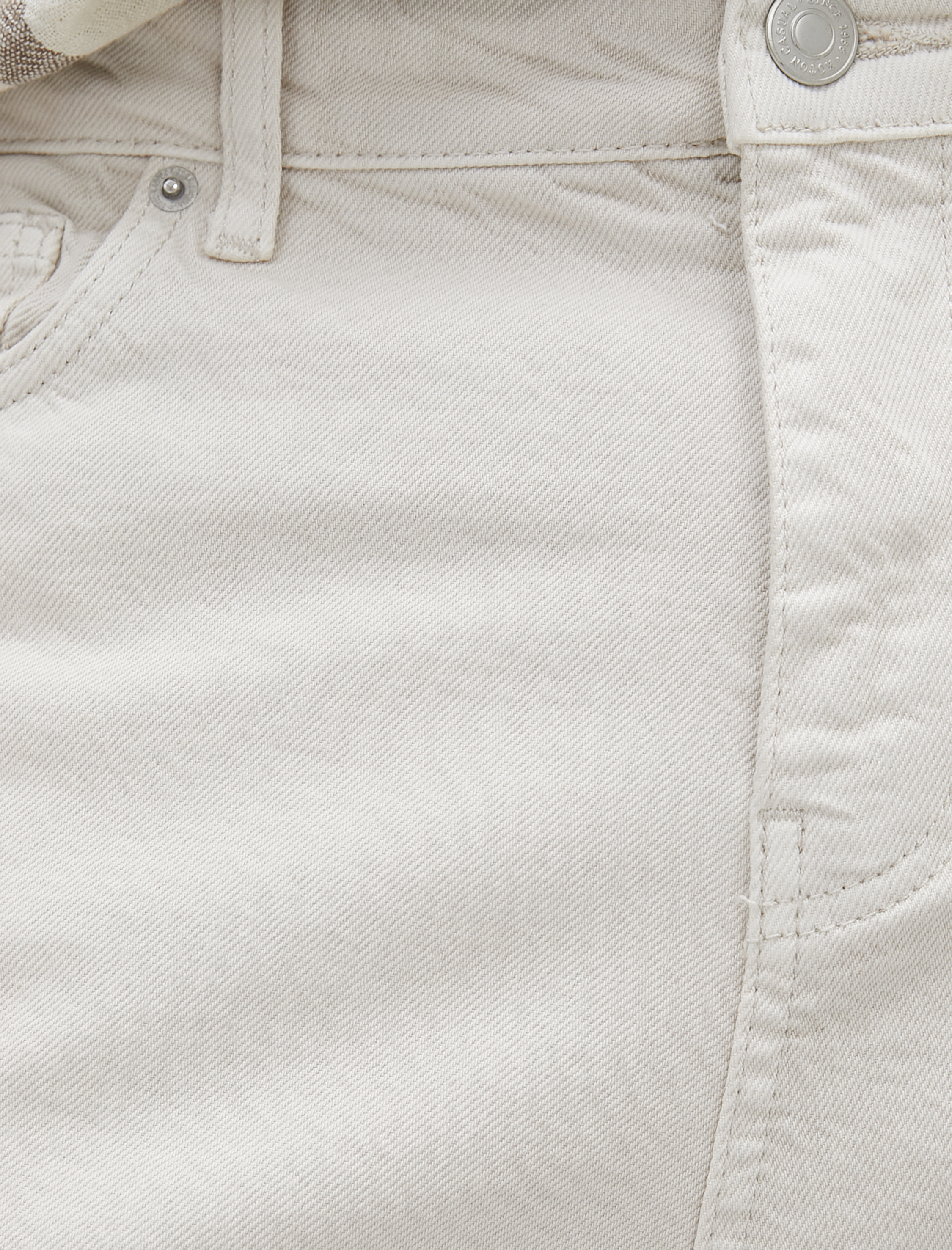   Basic Gabardin Pantolon Düğme Detaylı Cepli