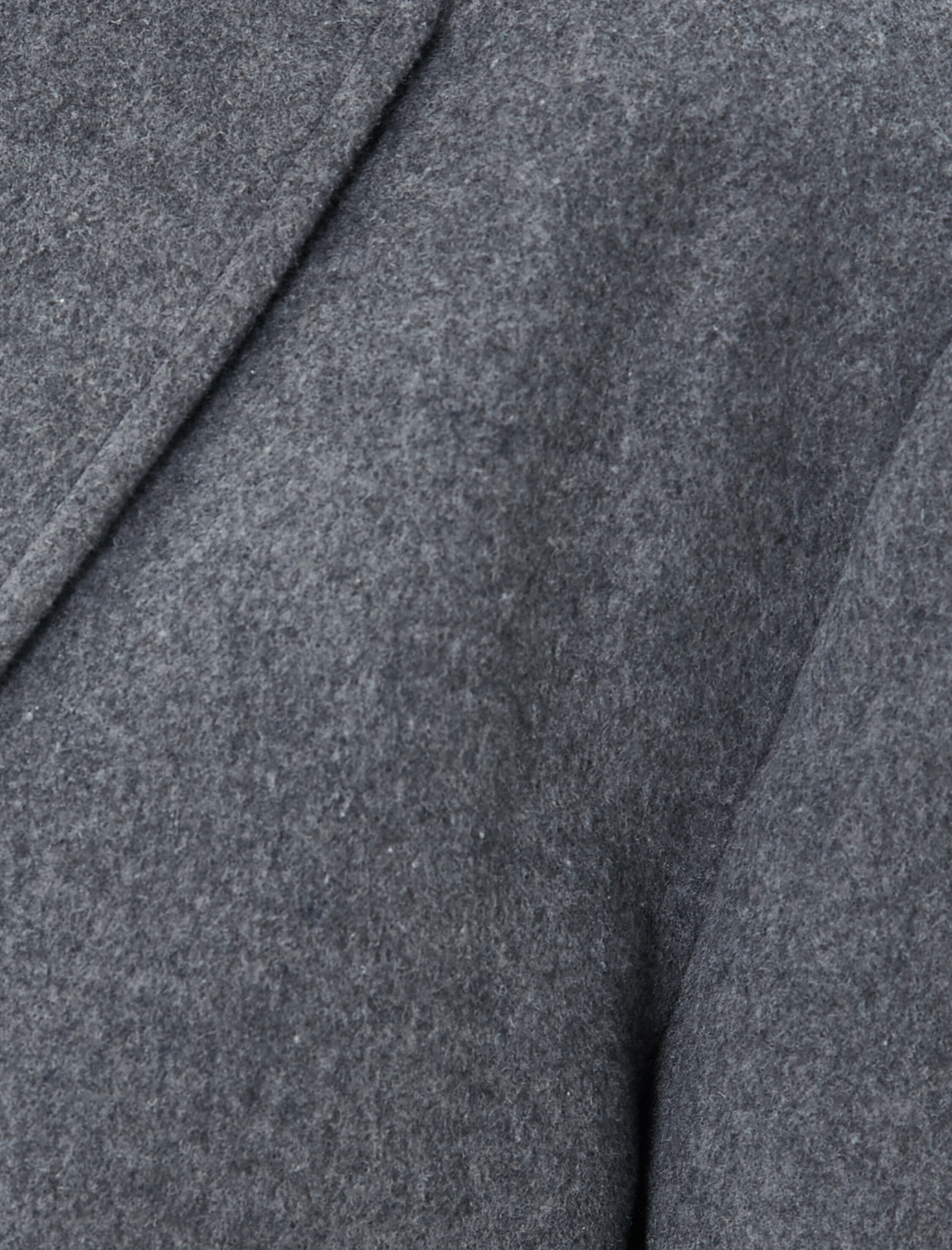 Kaşe Kaban Cep Detaylı Düğmeli