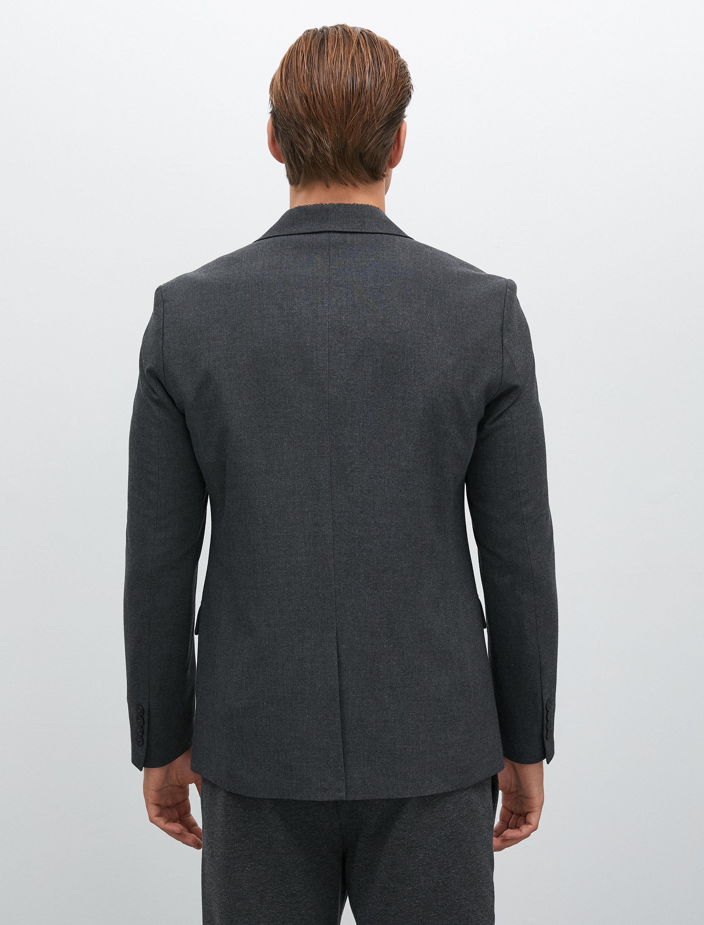   Blazer Ceket Çift Cep Detaylı Düğmeli