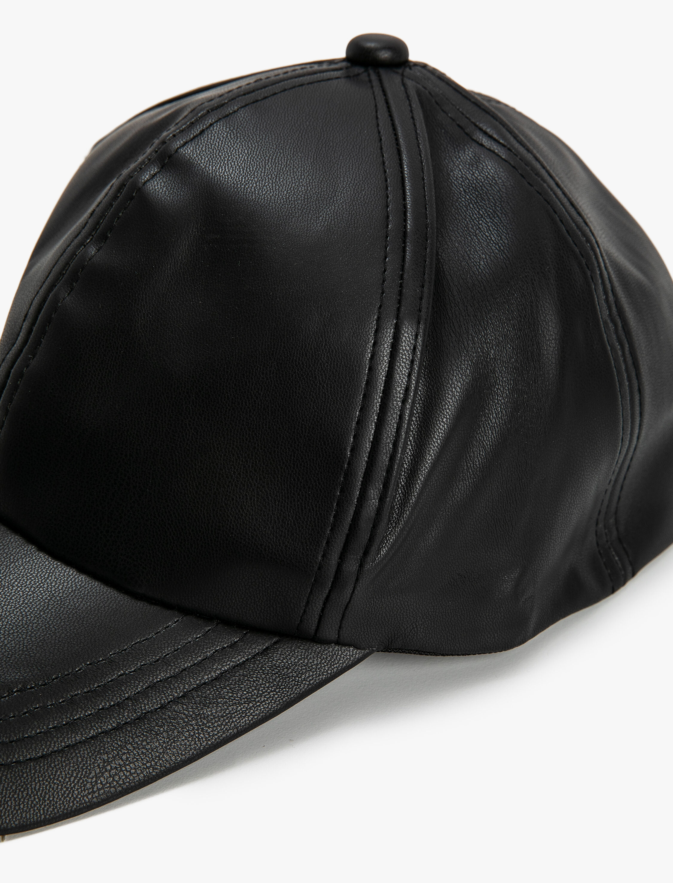  Kadın Cap Şapka Suni Deri