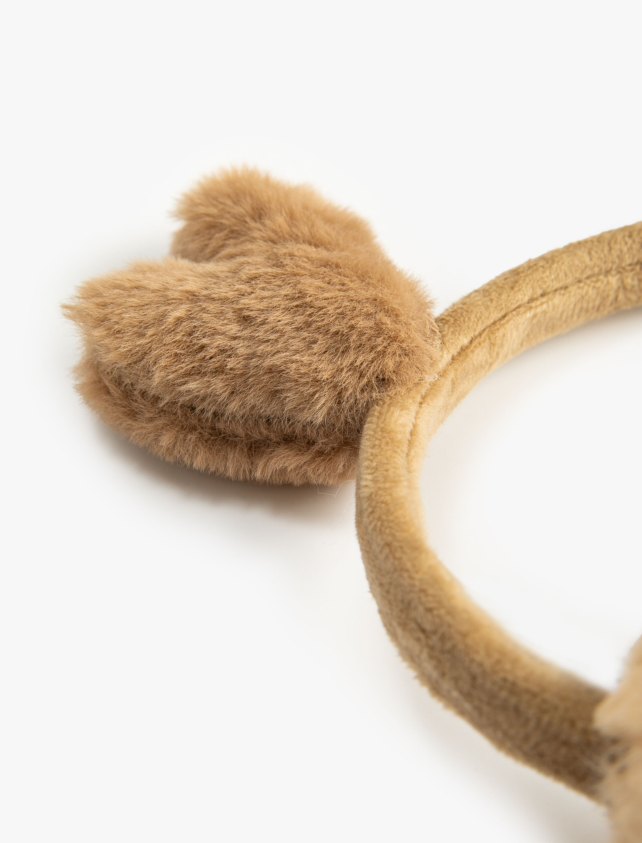  Kız Çocuk Peluş Koruyucu Kulaklık Aplike Detaylı