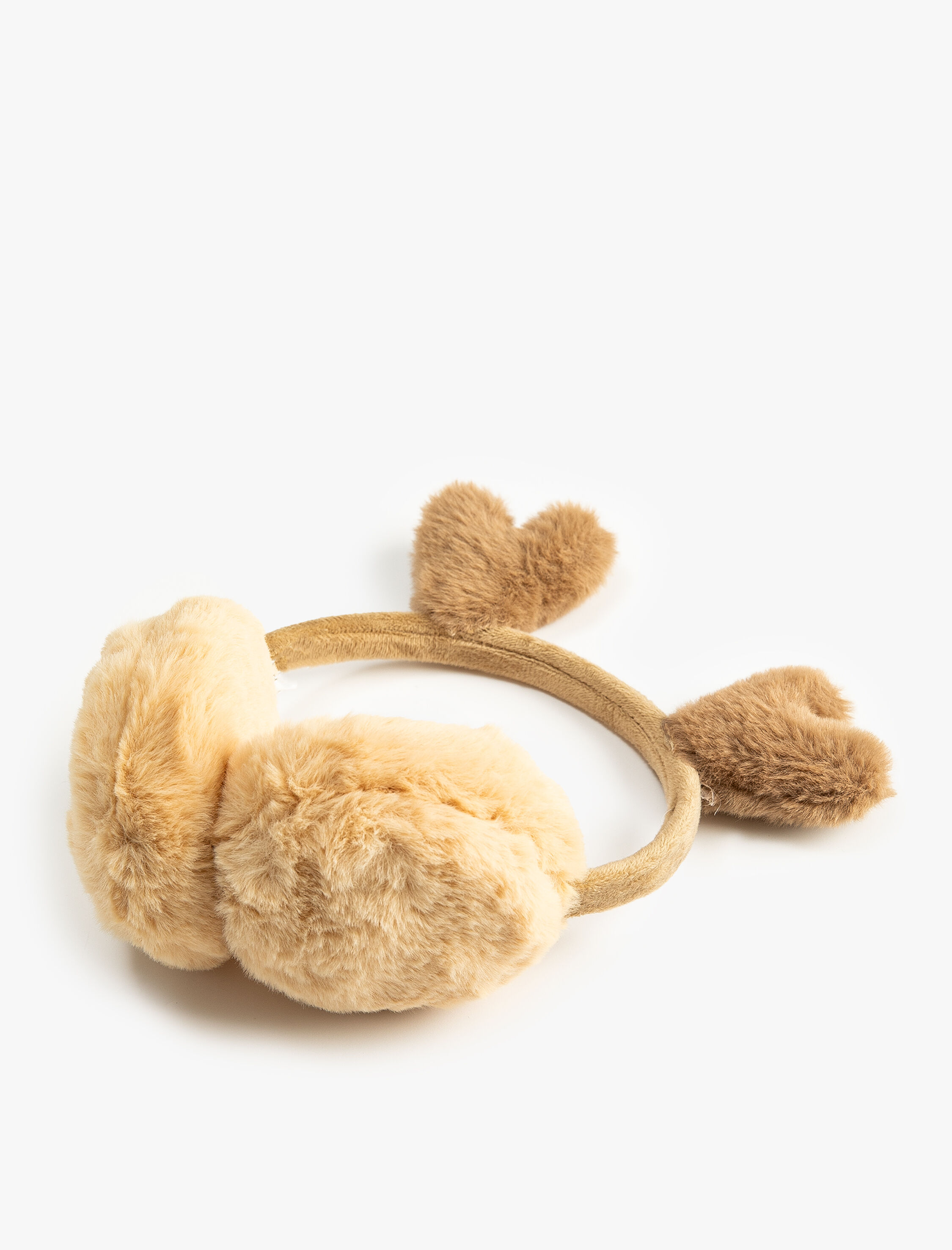  Kız Çocuk Peluş Koruyucu Kulaklık Aplike Detaylı