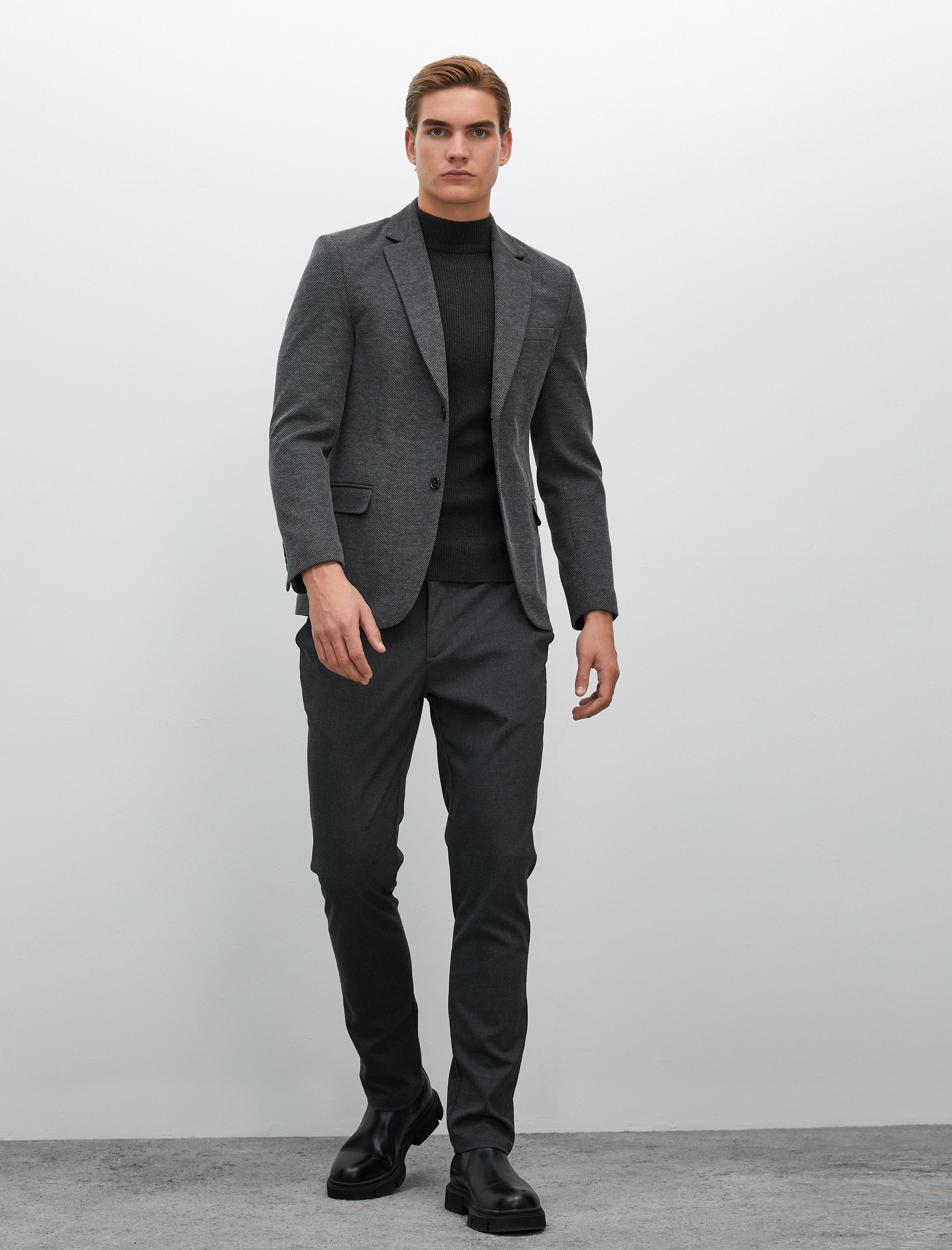   Klasik Pantolon Slim Fit Cep Detaylı Düğmeli