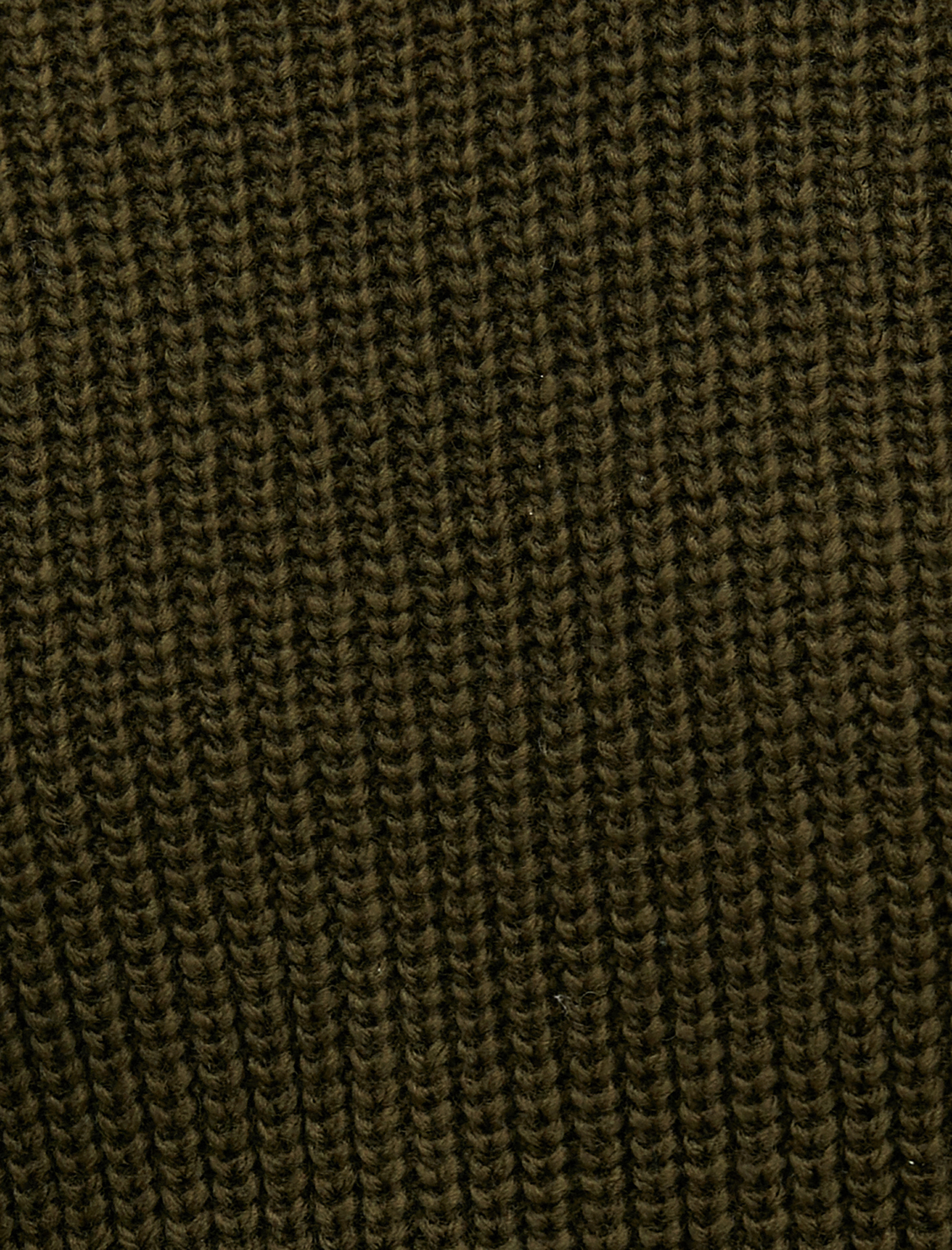   Basic Boğazlı Kazak Triko Uzun Kollu Dokulu