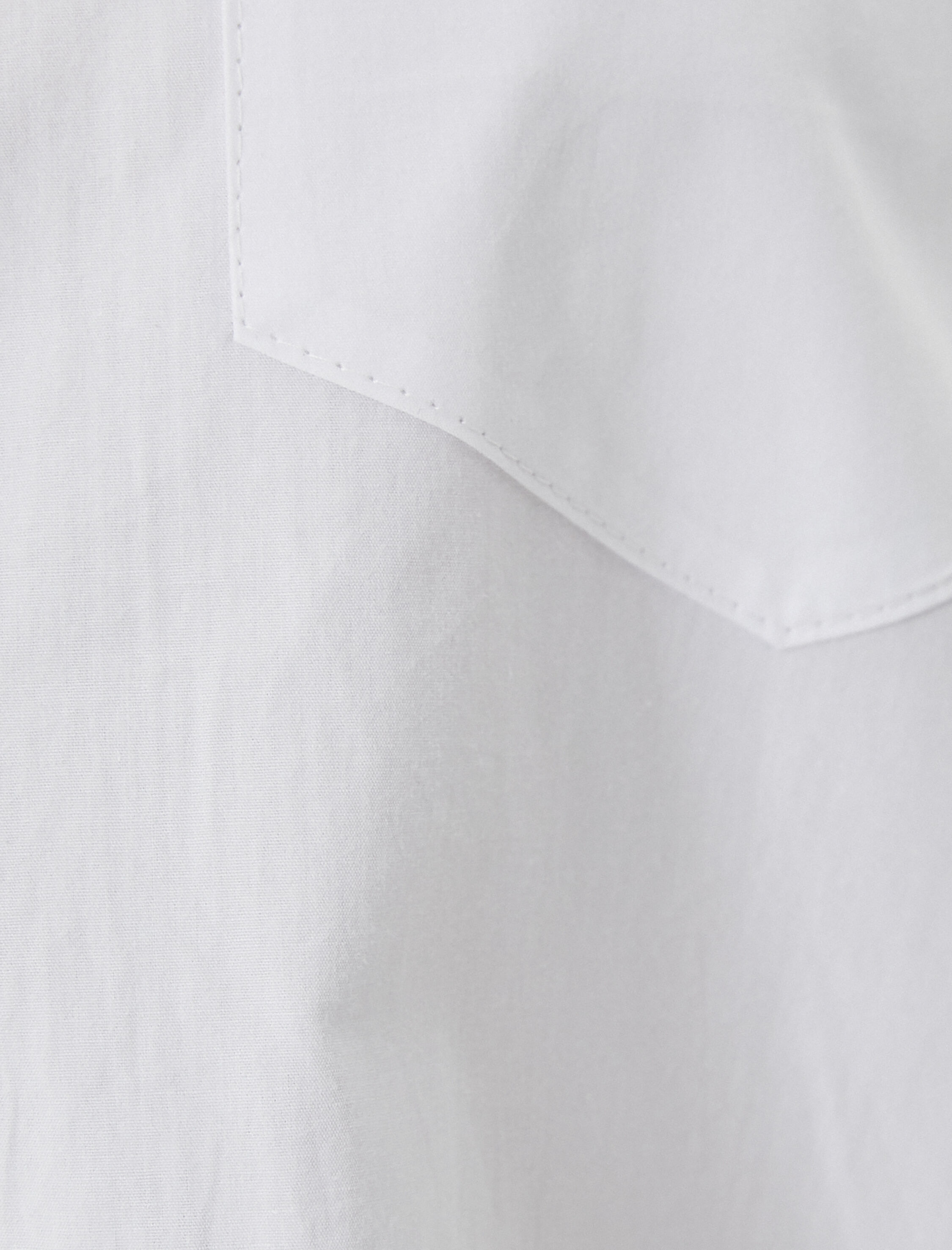   Oversize Gömlek Cep Detaylı Düğmeli Uzun Kollu Pamuklu