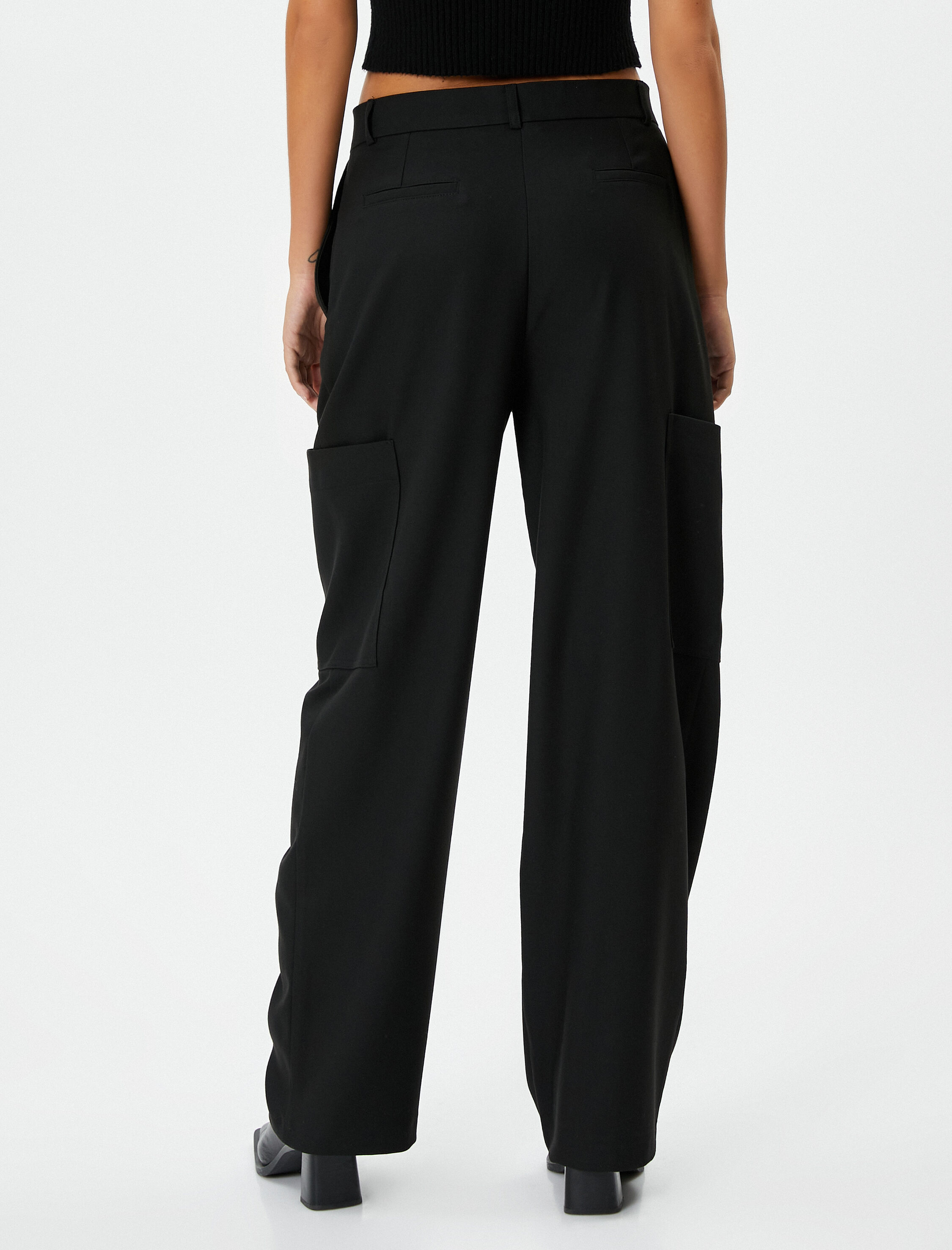   Kargo Pantolon Cep Detaylı Normal Bel Rahat Kesim