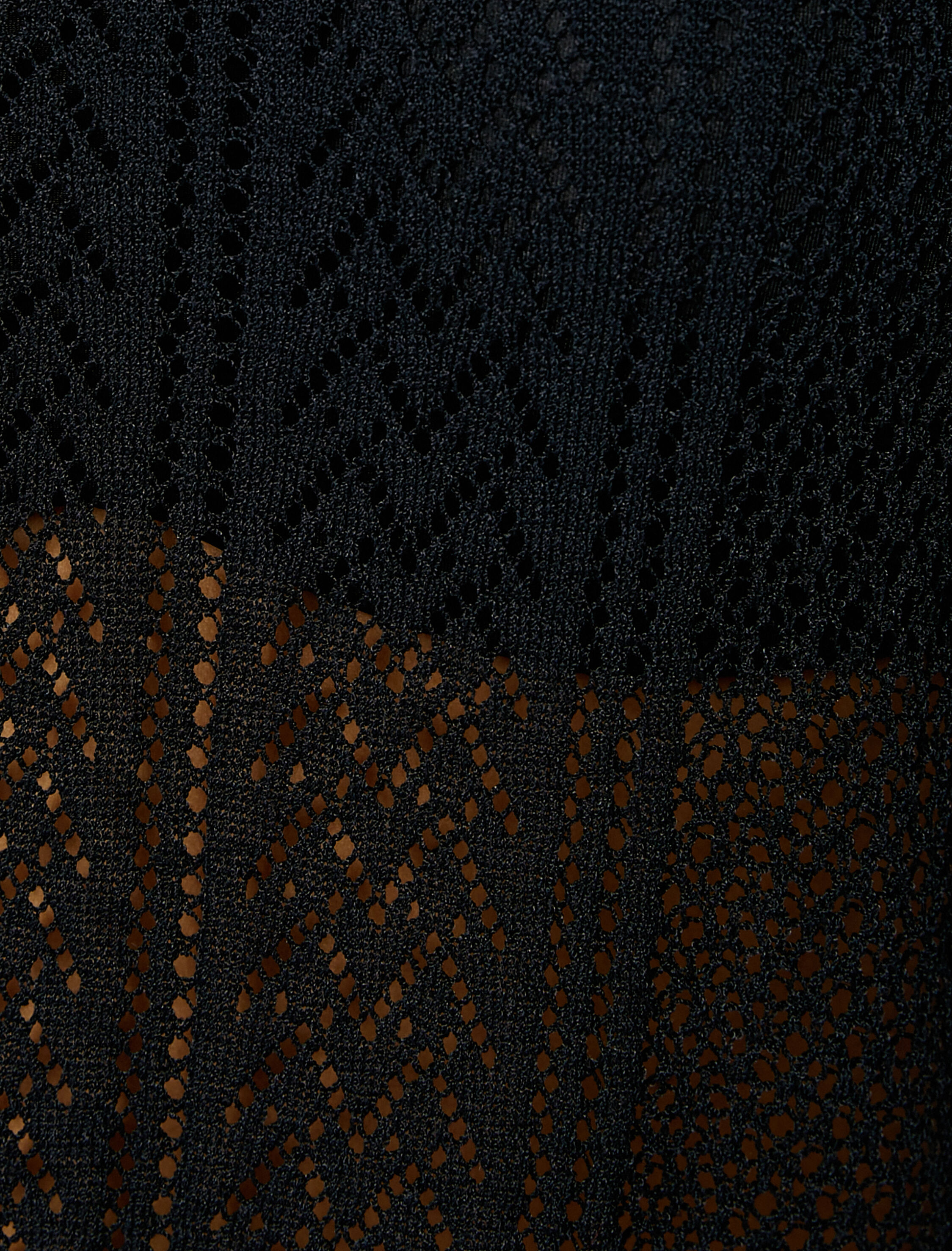   Ajurlu Kazak Dik Yaka Uzun Kollu Fırfırlı