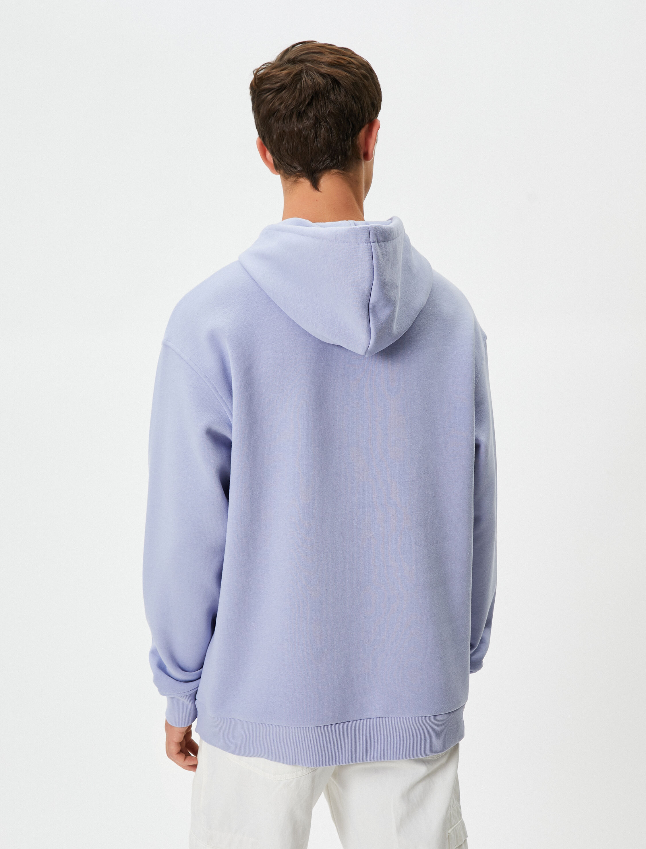   Rick and Morty Kapşonlu Sweatshirt Rahat Kesim Lisanslı Baskılı Şardonlu