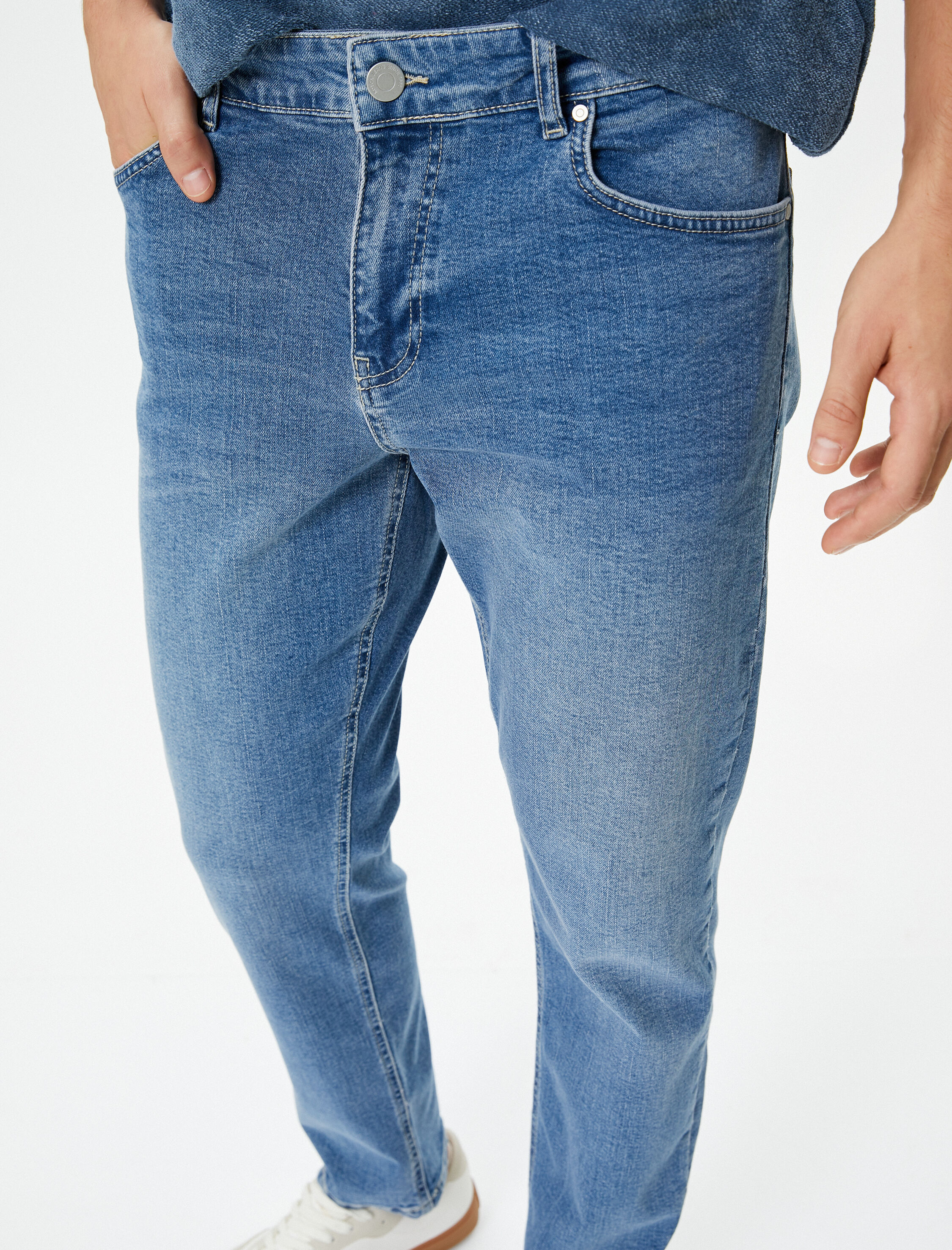   Slim Fit Kot Pantolon - Brad Jean