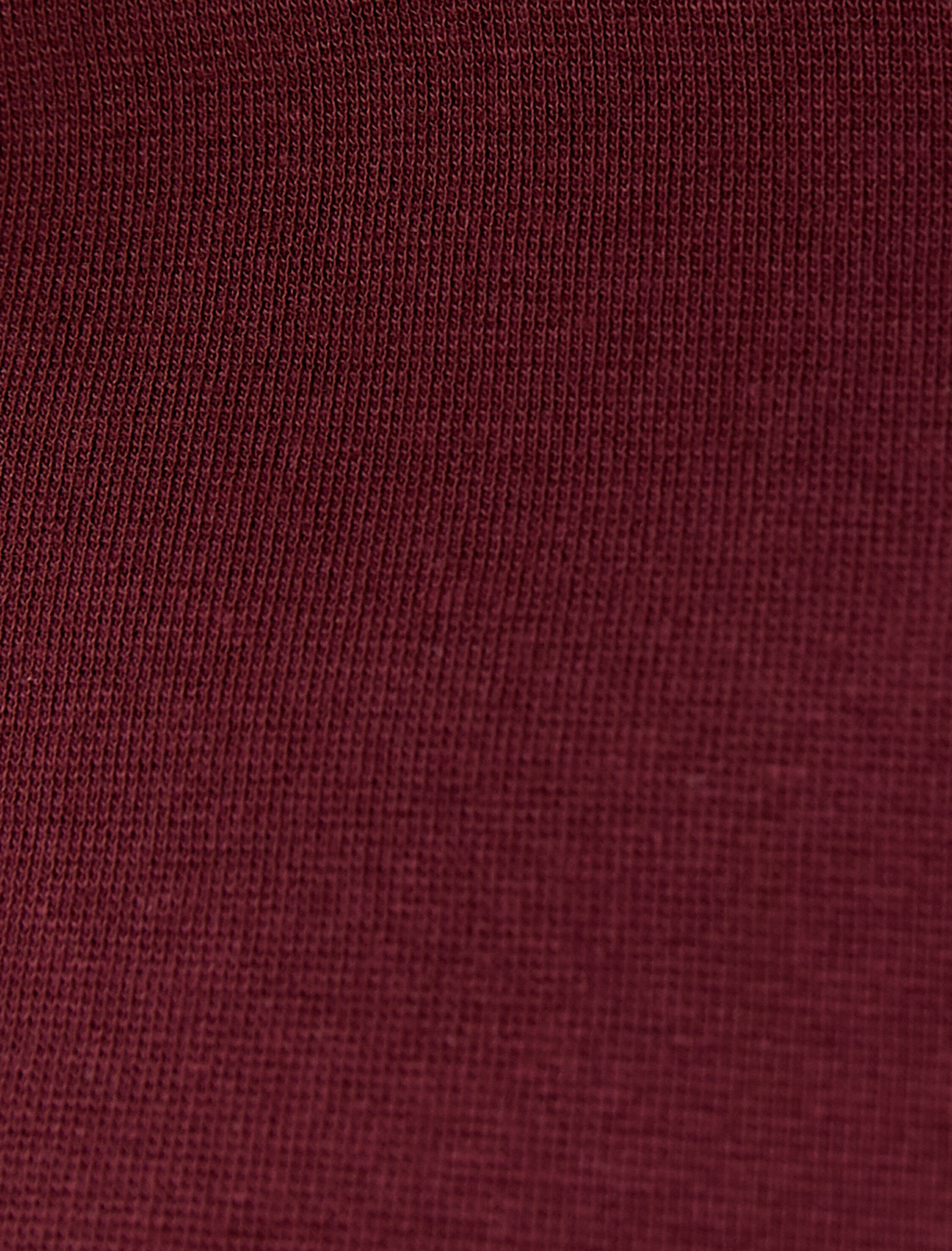   Balıkçı Yaka Tişört Uzun Kollu Slim Fit