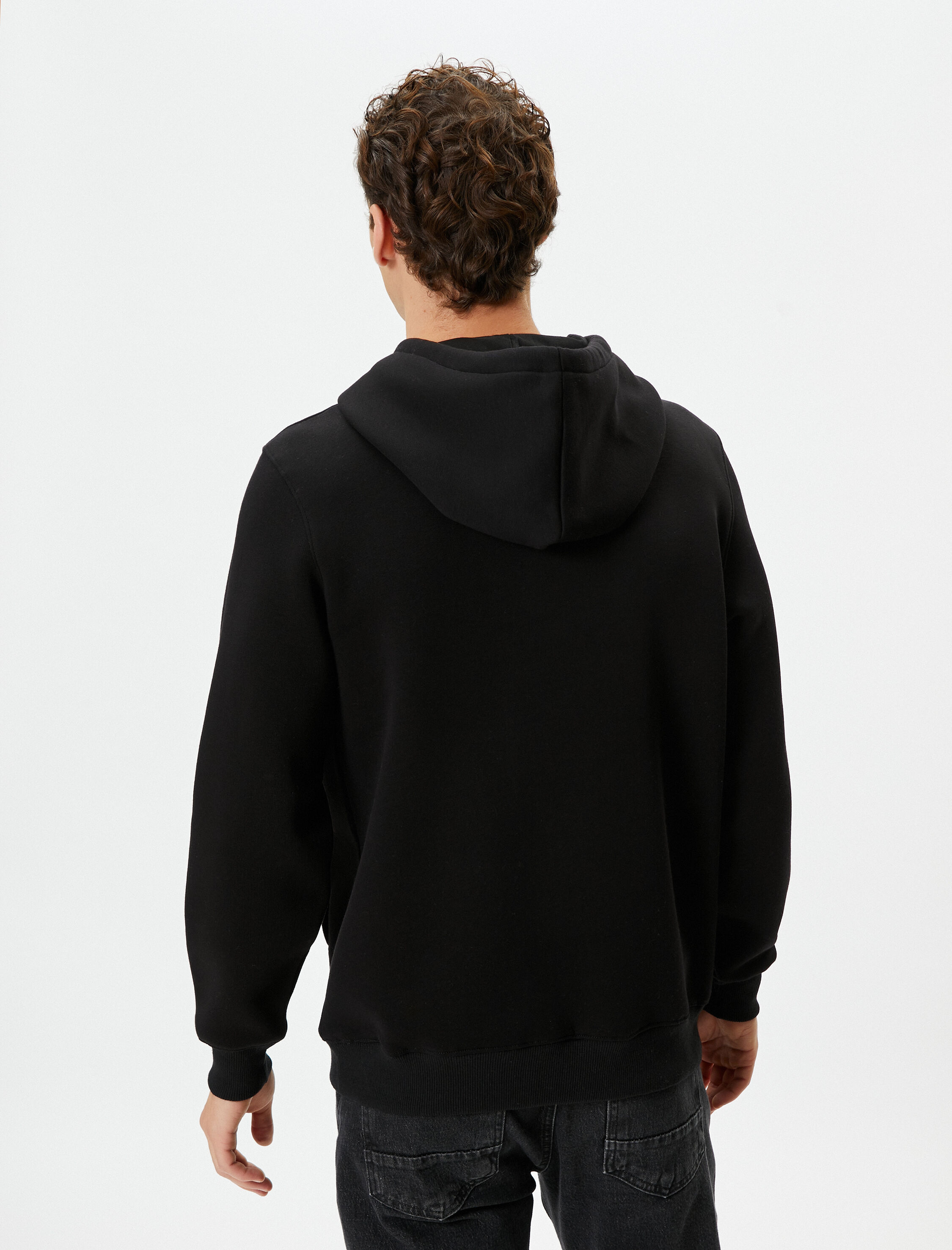   Cumhuriyet Nakışlı Şardonlu Kanguru Cepli Kapşonlu Sweatshirt 100.Yıla Özel