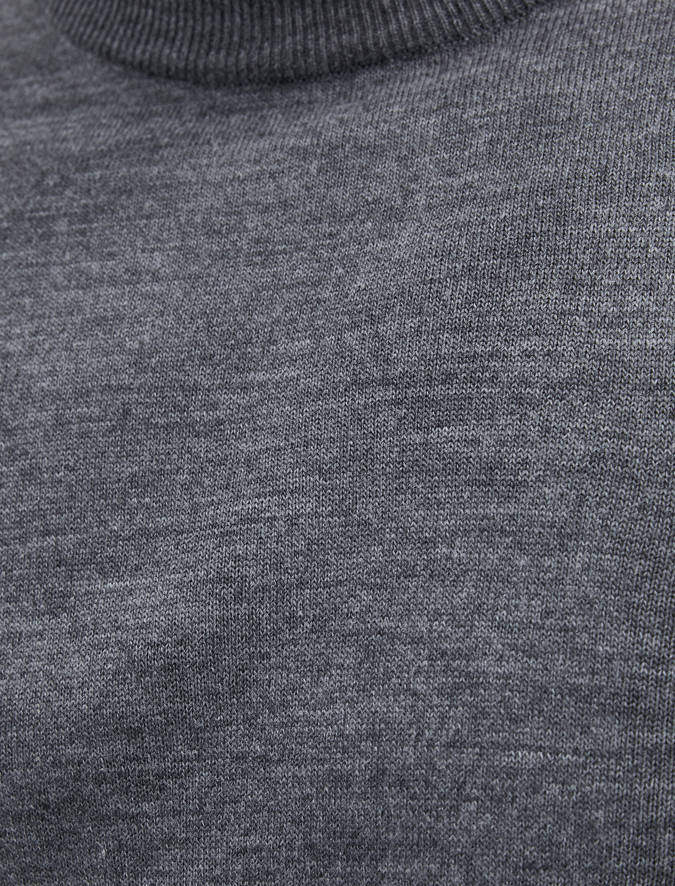   Basic Triko Kazak Yarım Balıkçı Yaka Uzun Kollu