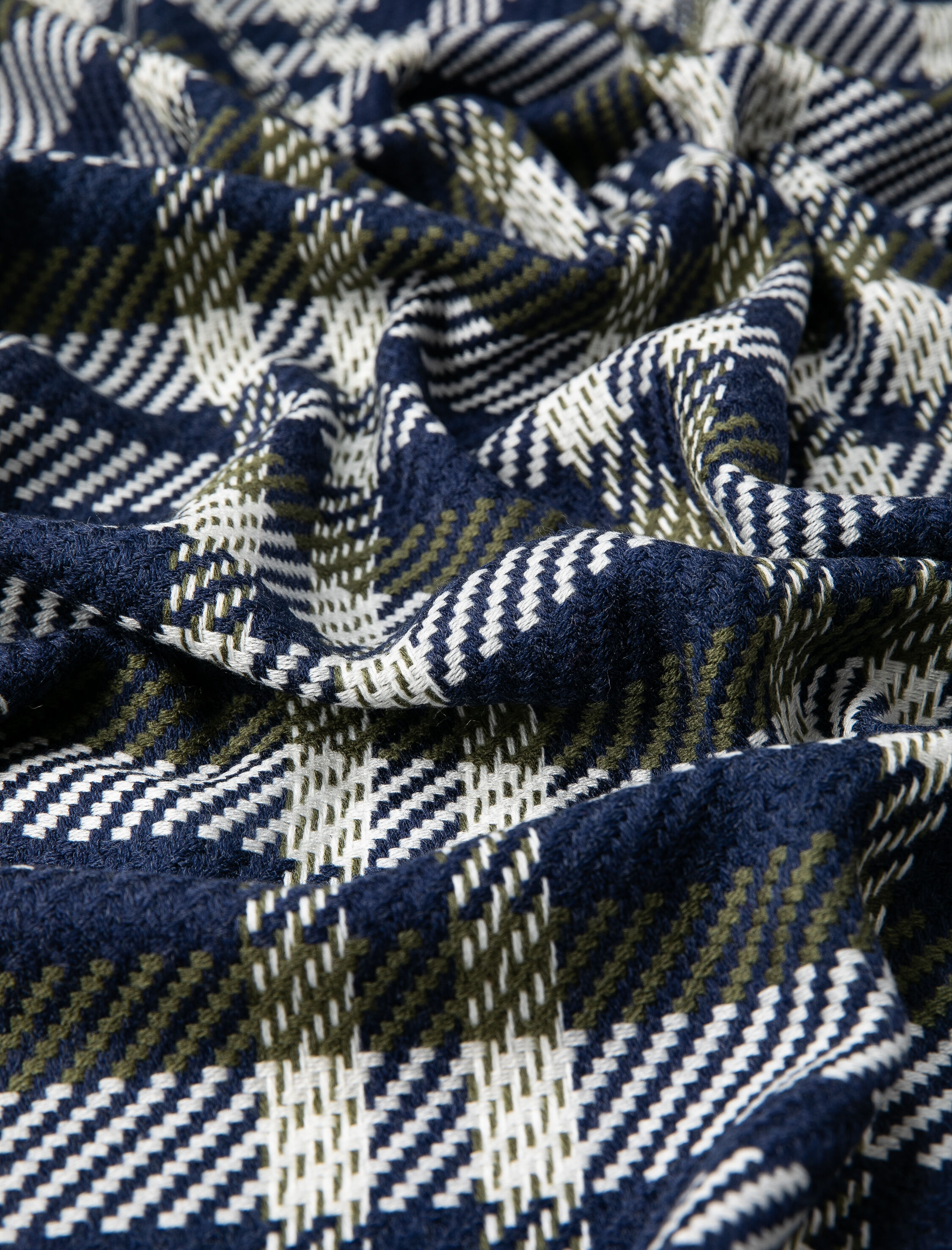  Kadın Triko Şal Ekose Yumuşak Dokulu