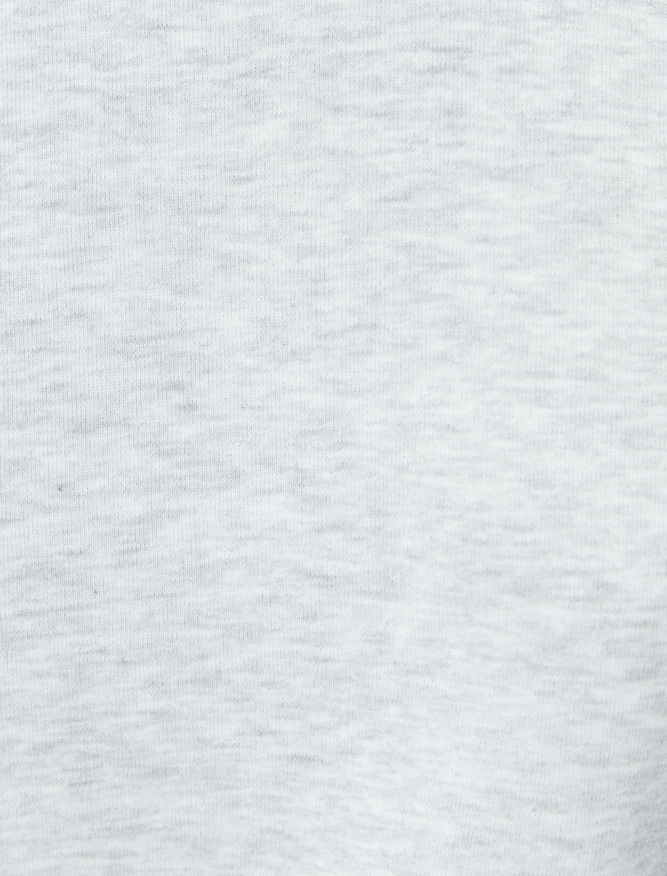   Manşetli Kot Kumaş Detaylı Sweatshirt Bisiklet Yaka Şardonlu