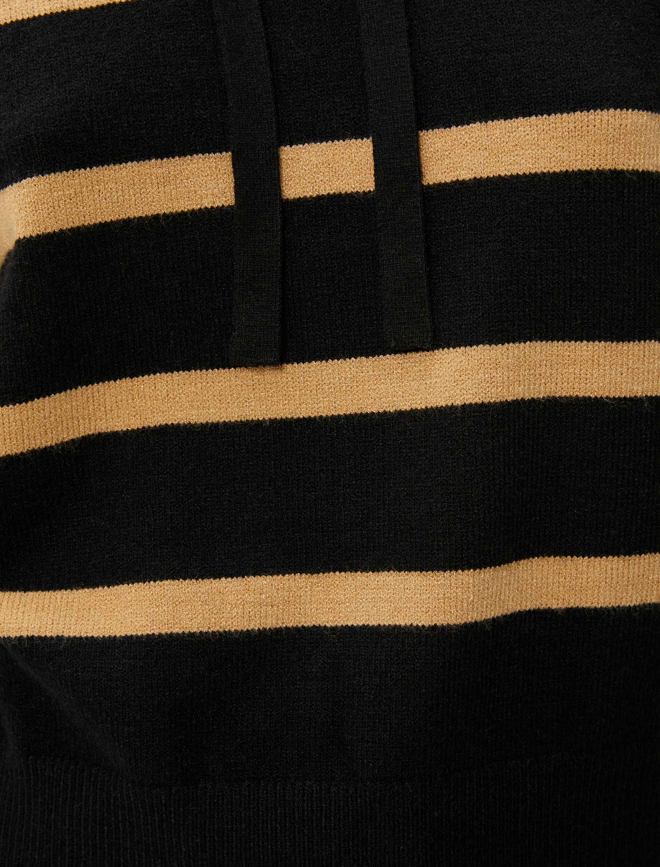   Kapüşonlu Triko Kazak Relax Fit