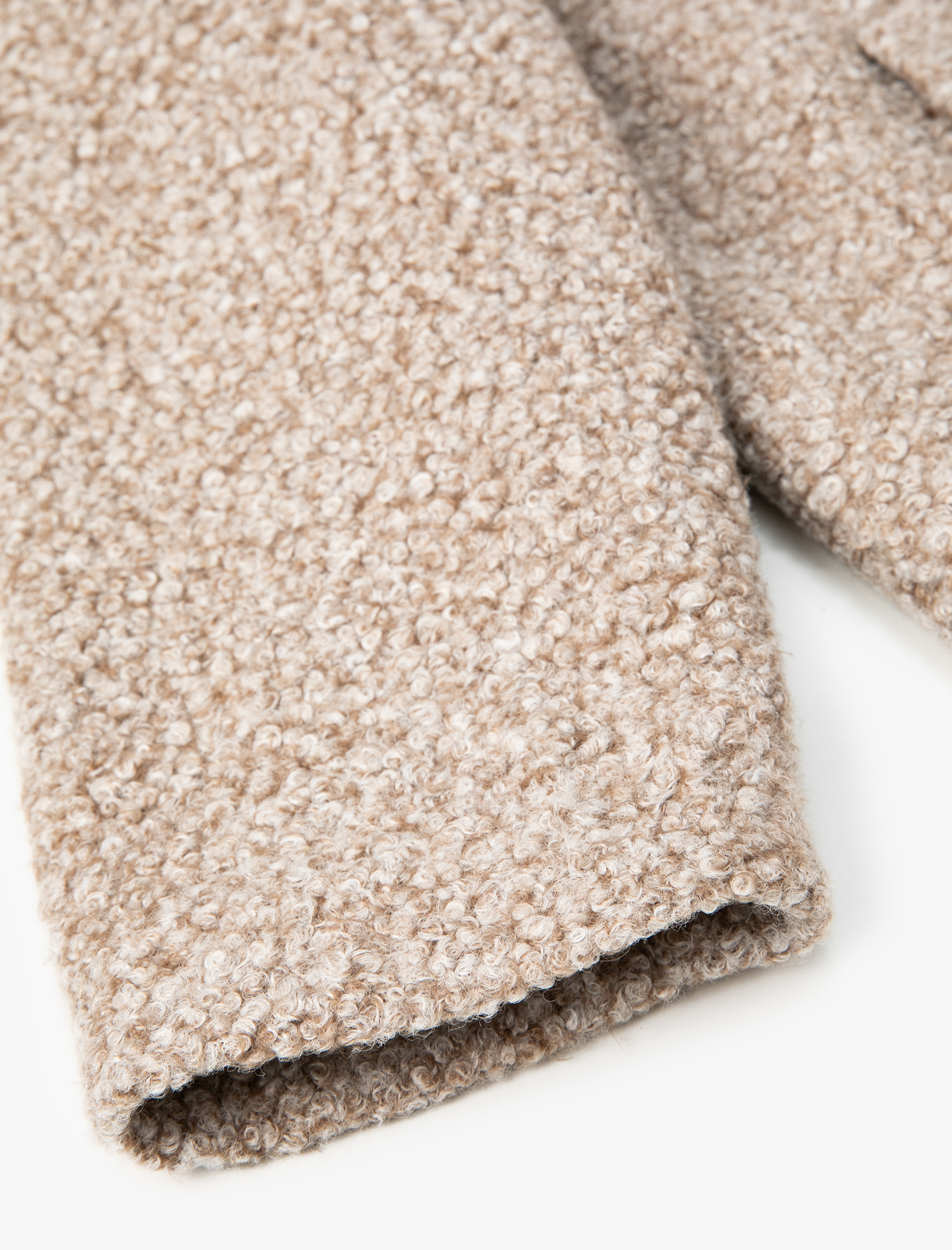   Oversize Buklet Kaban Düğmeli Cep Detaylı