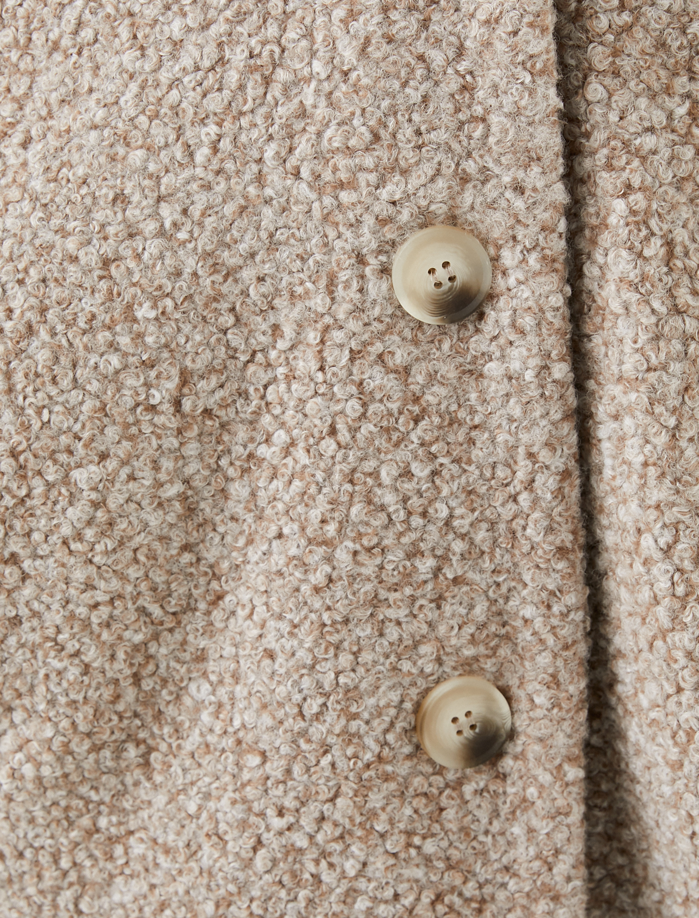   Oversize Buklet Kaban Düğmeli Cep Detaylı