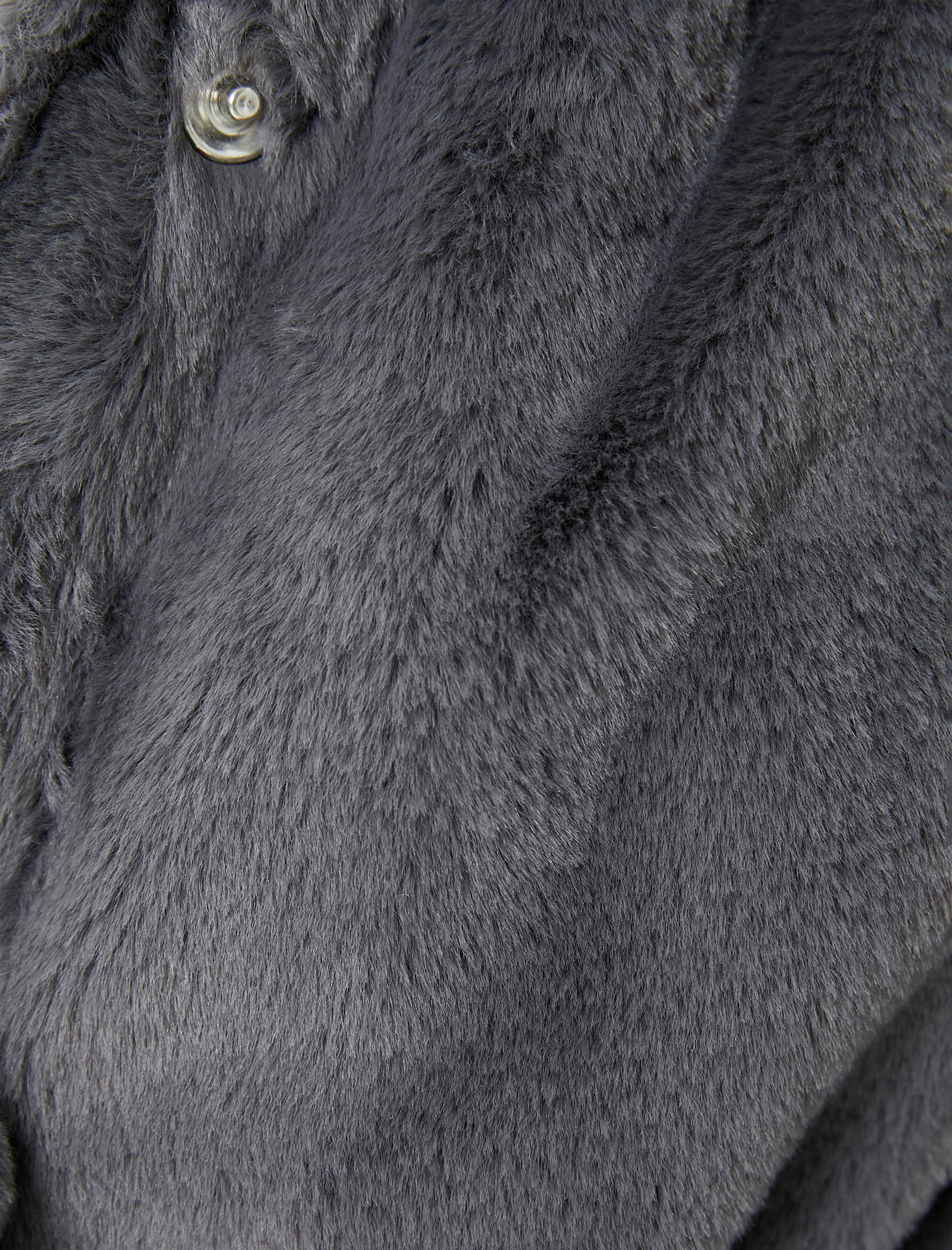   Peluş Yelek Kapşonlu Beli Lastik Detaylı Cepli