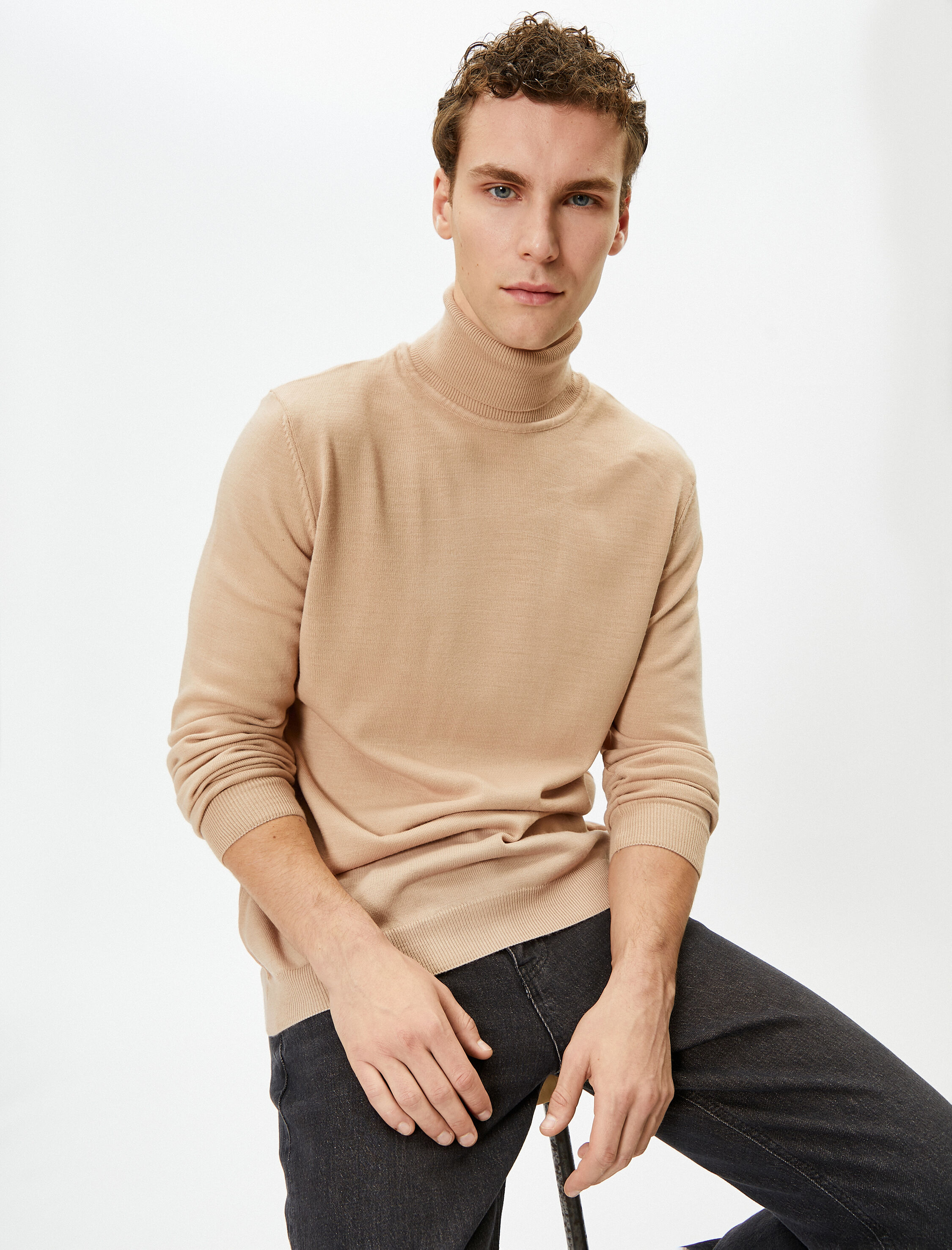   Akrilik Triko Kazak Balıkçı Yaka