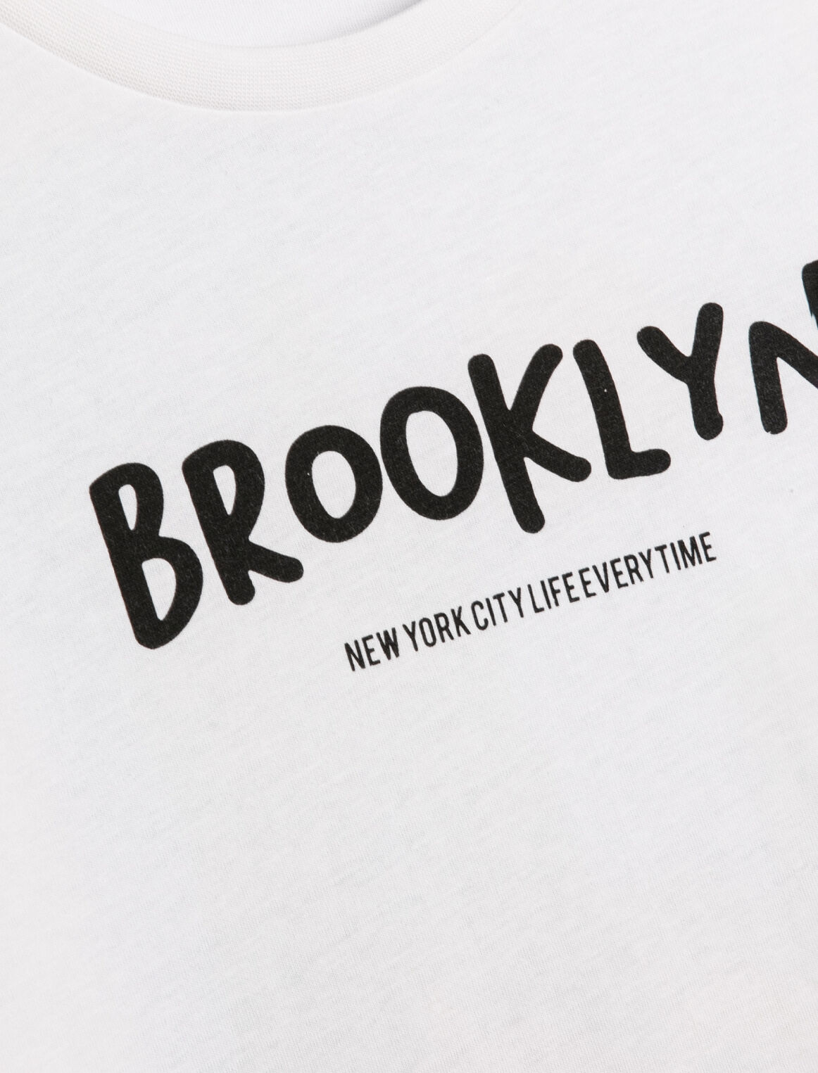  Erkek Çocuk Tişört Kısa Kollu Şehir Temalı Baskı Detaylı Bisiklet Yaka Pamuklu