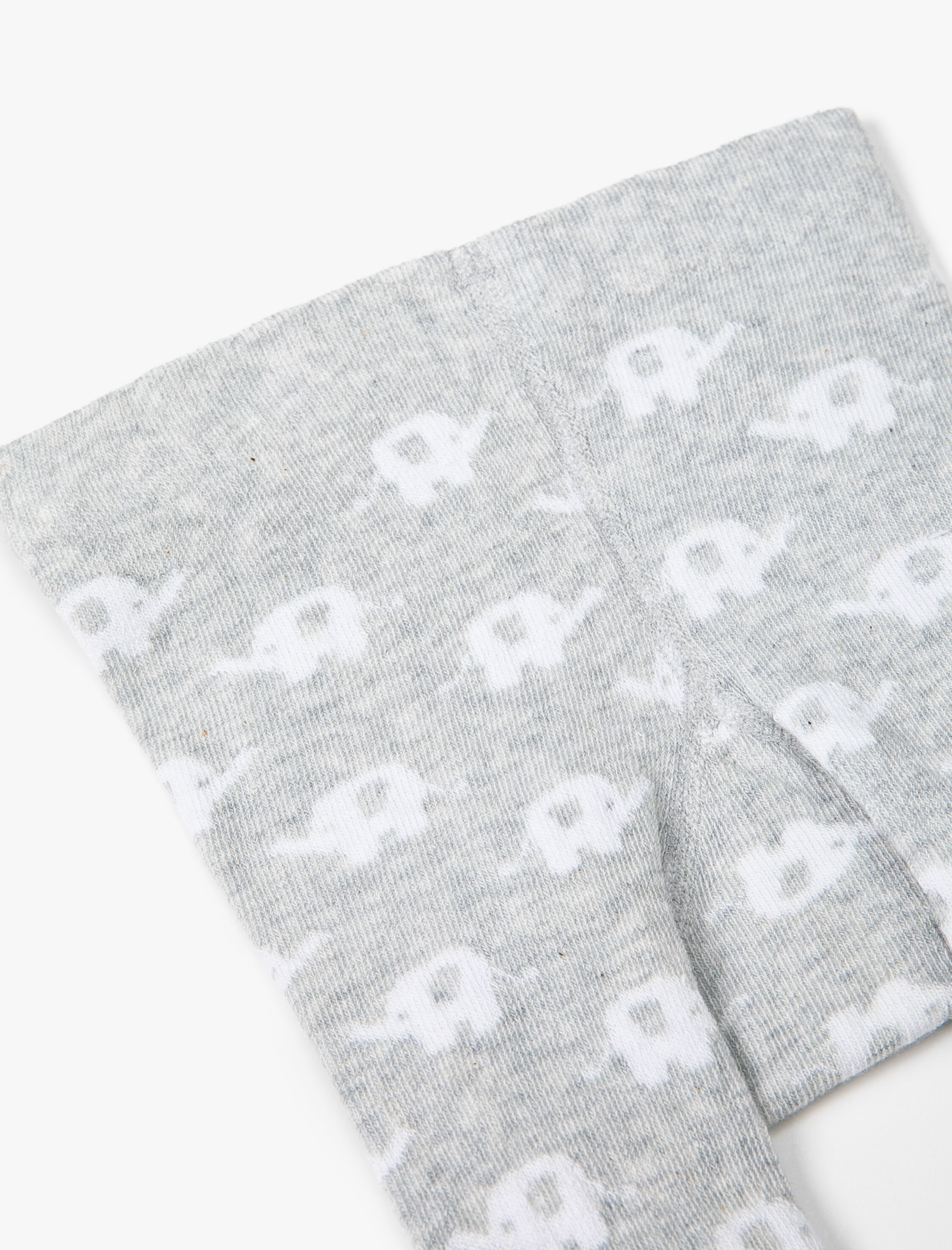  Kız Bebek Külotlu Çorap Fil Desenli