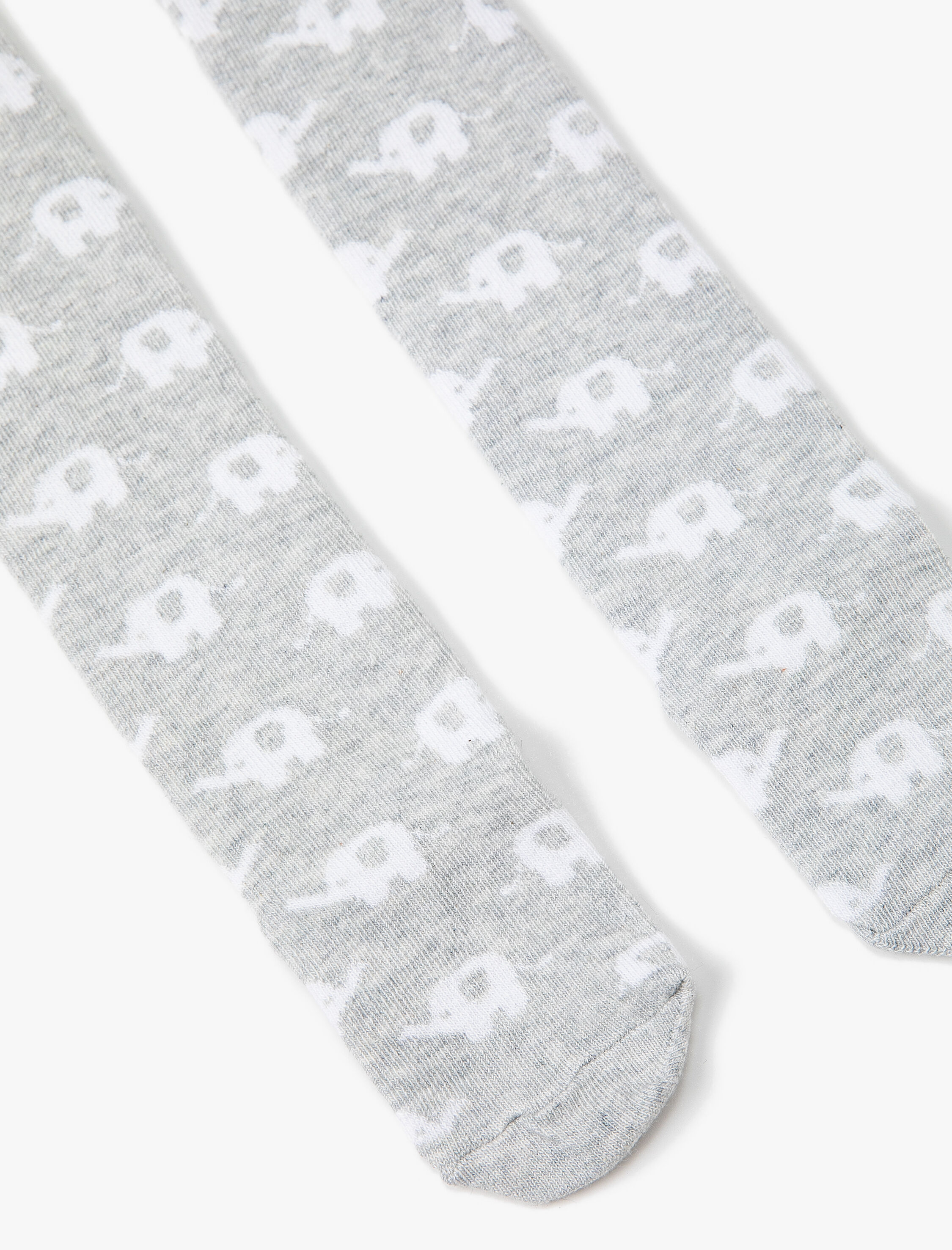  Kız Bebek Külotlu Çorap Fil Desenli