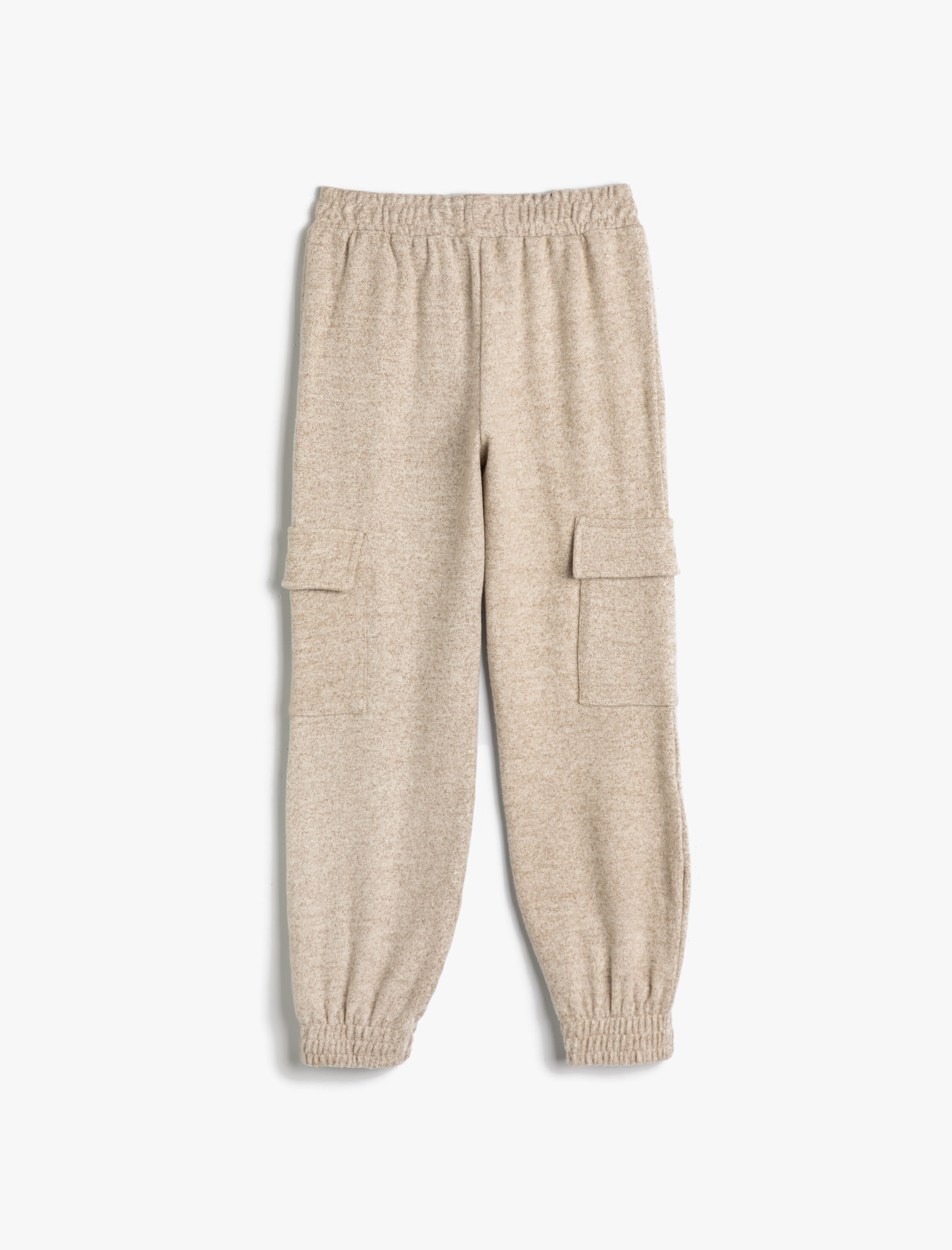  Kız Çocuk Basic Jogger Eşofman Altı Cep Detaylı Beli Lastikli