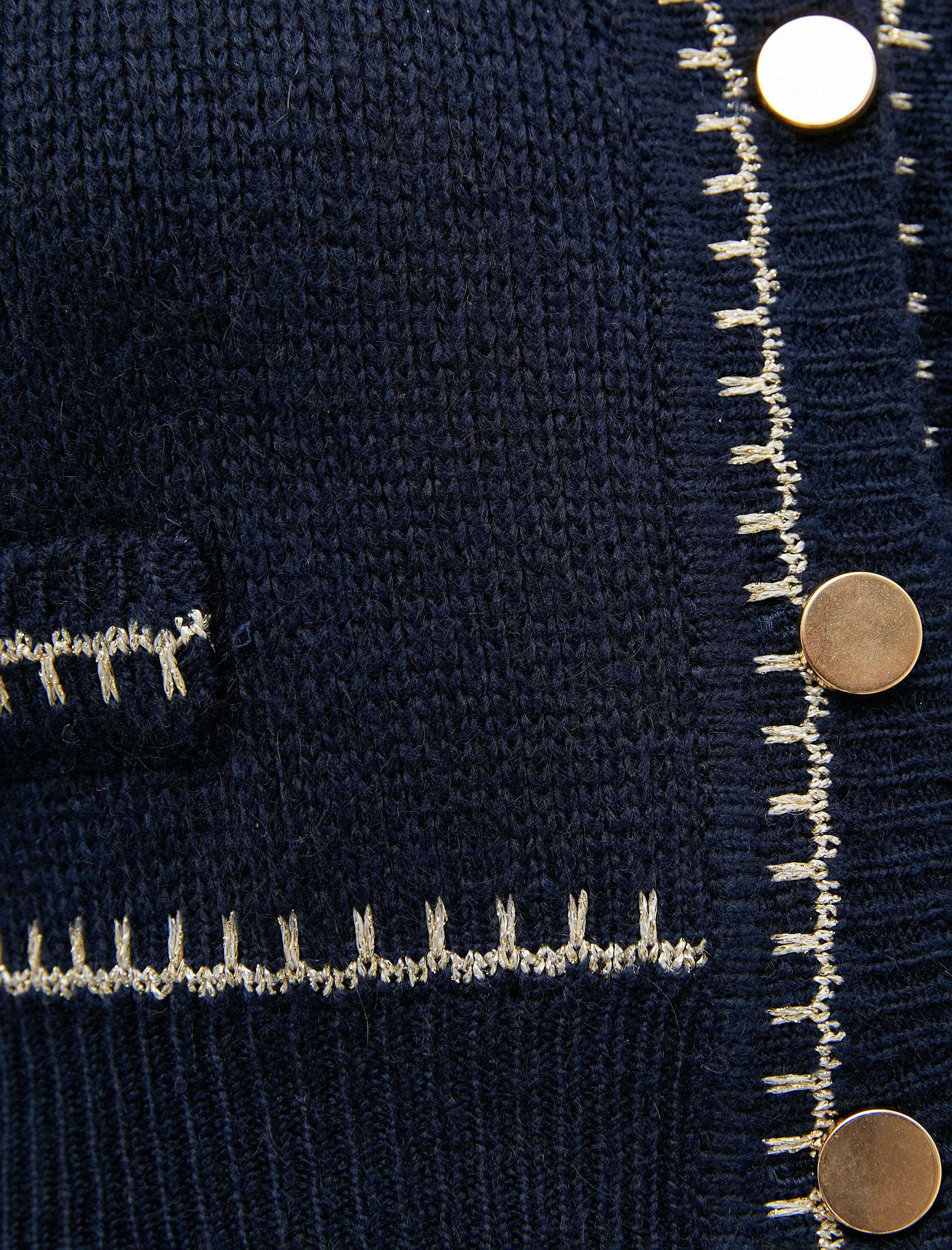   Melis Ağazat X Koton - V Yaka Örgü Crop Hırka