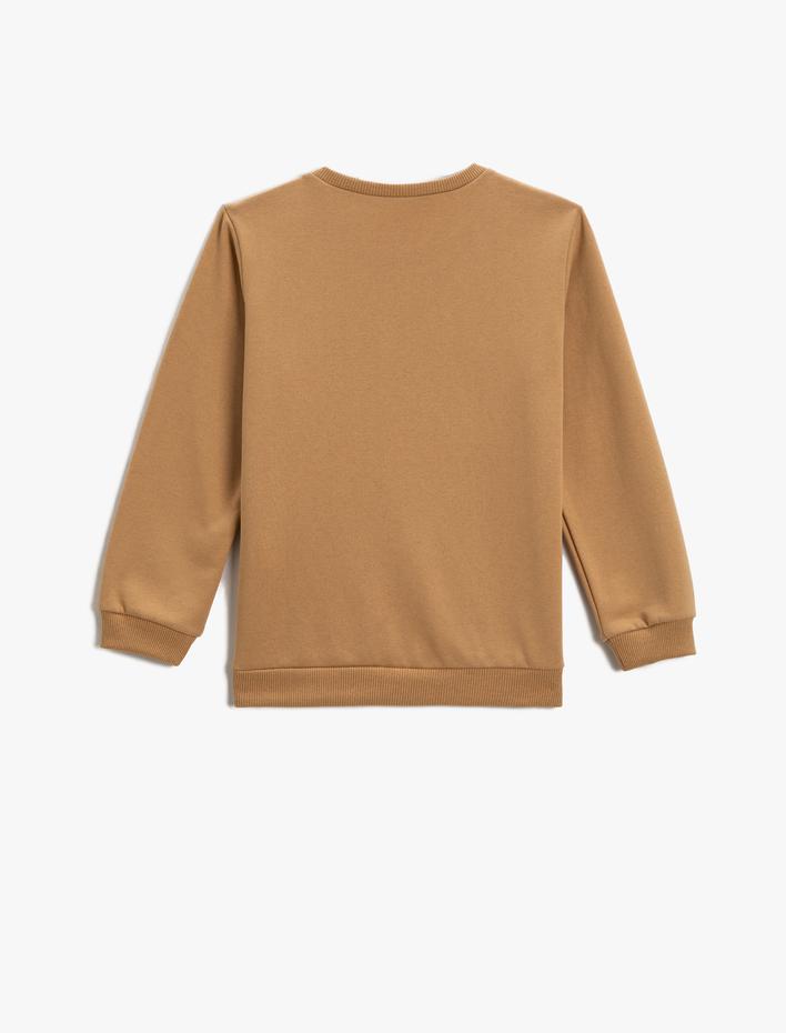 Erkek Çocuk Dinozor Baskılı Sweatshirt