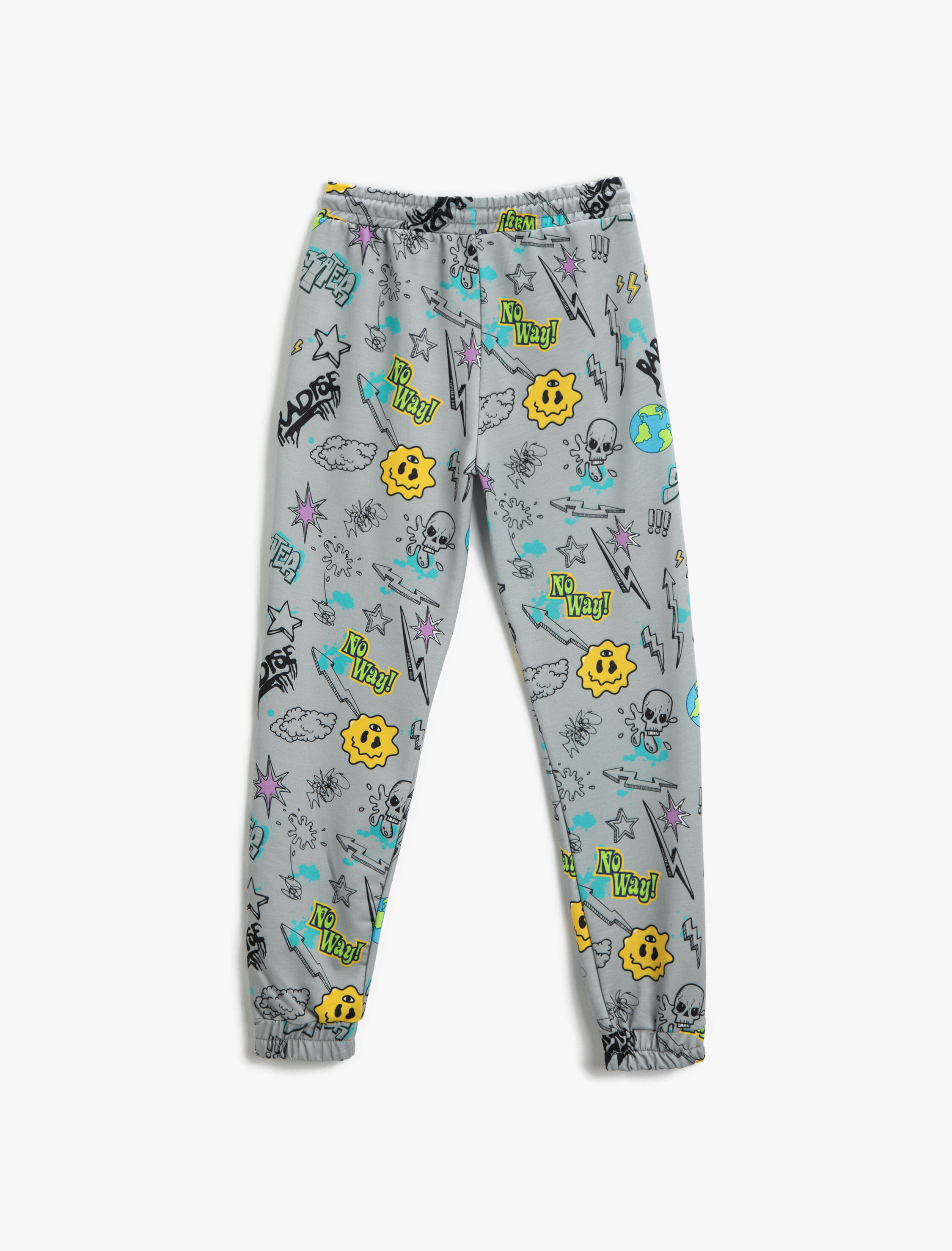  Erkek Çocuk Baskılı Jogger Eşofman Altı