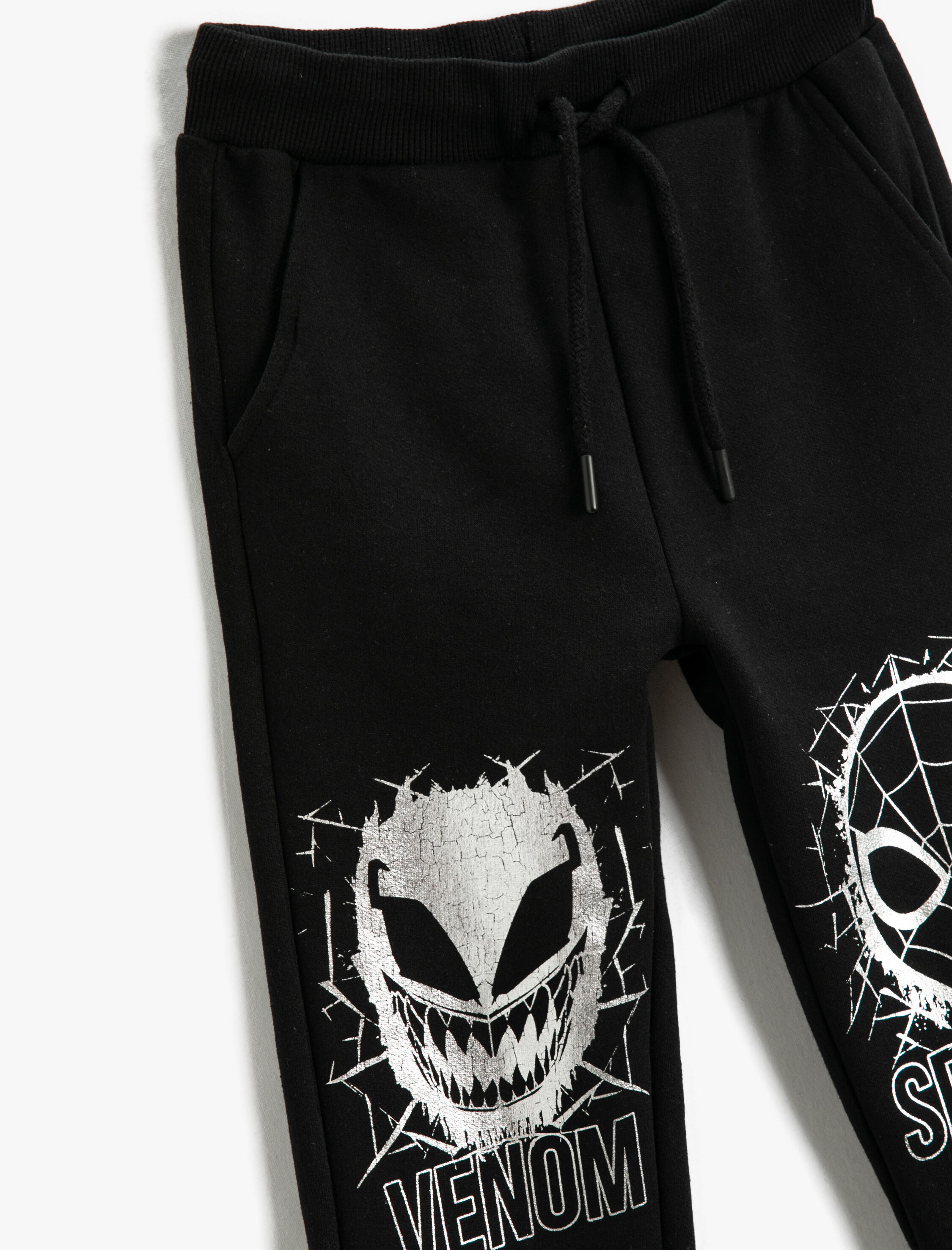  Erkek Çocuk Spider Man ve Venom Baskılı Jogger Eşofman Altı