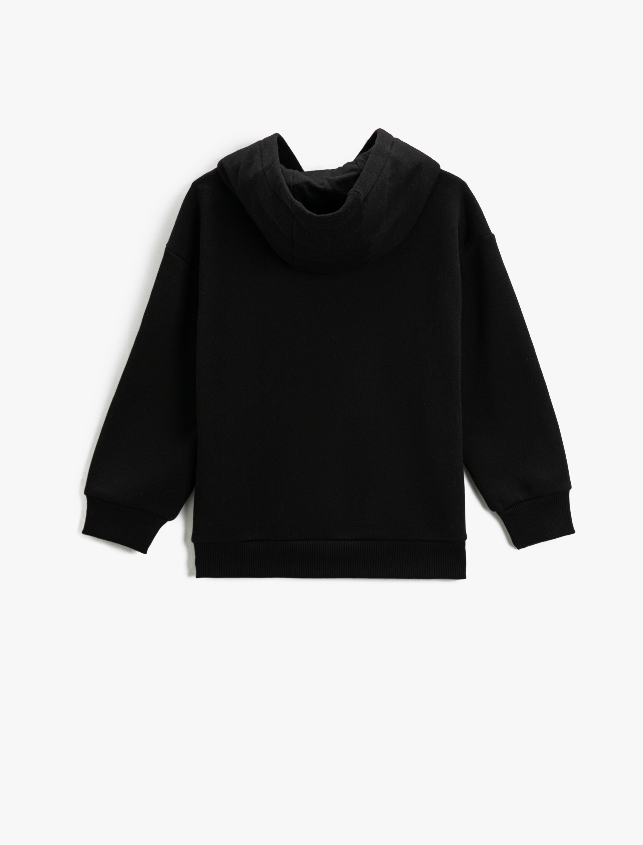  Erkek Çocuk Basic Kapüşonlu Sweat Kanguru Cepli Şardonlu