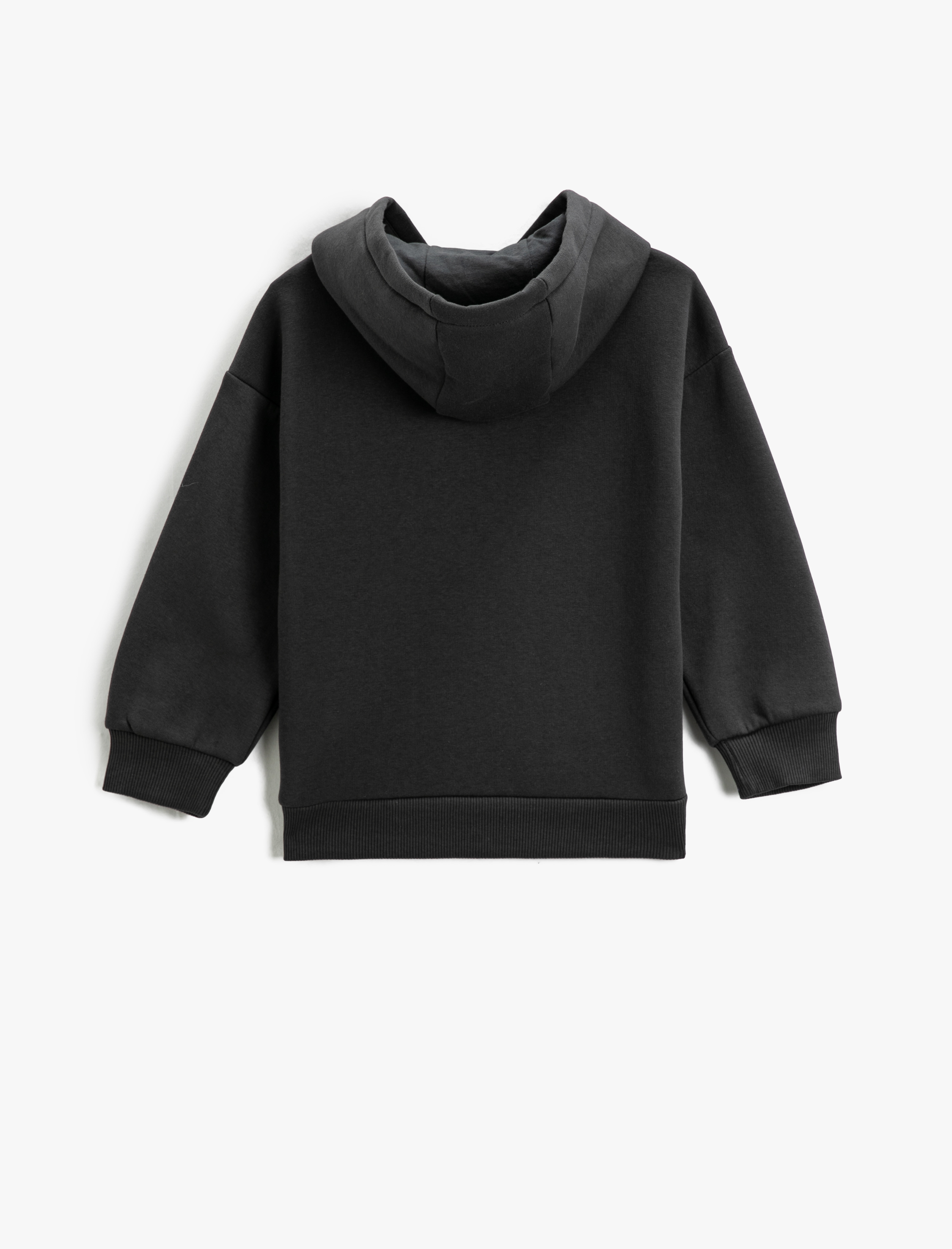  Erkek Çocuk Basic Kapüşonlu Sweat Kanguru Cepli Şardonlu