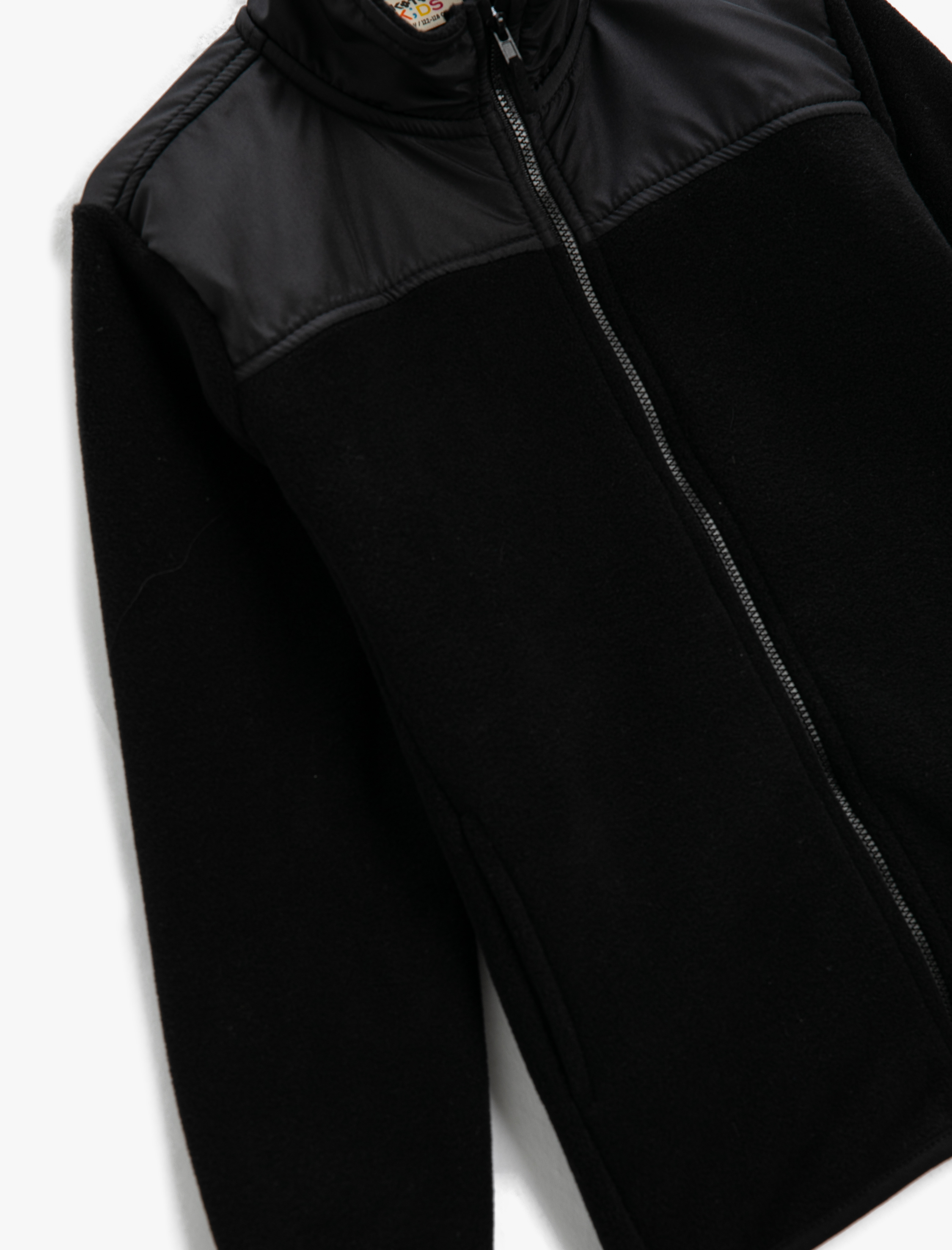 Erkek Çocuk Fermuarlı Polar Sweatshirt Dik Yaka