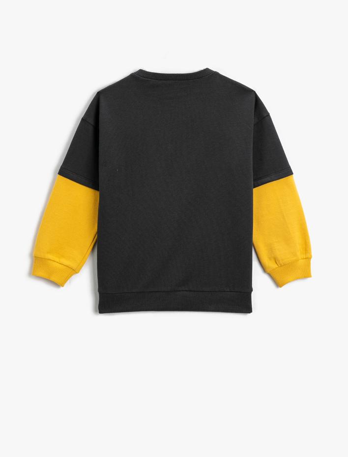 Erkek Çocuk Batman Sweatshirt Lisanslı Baskılı