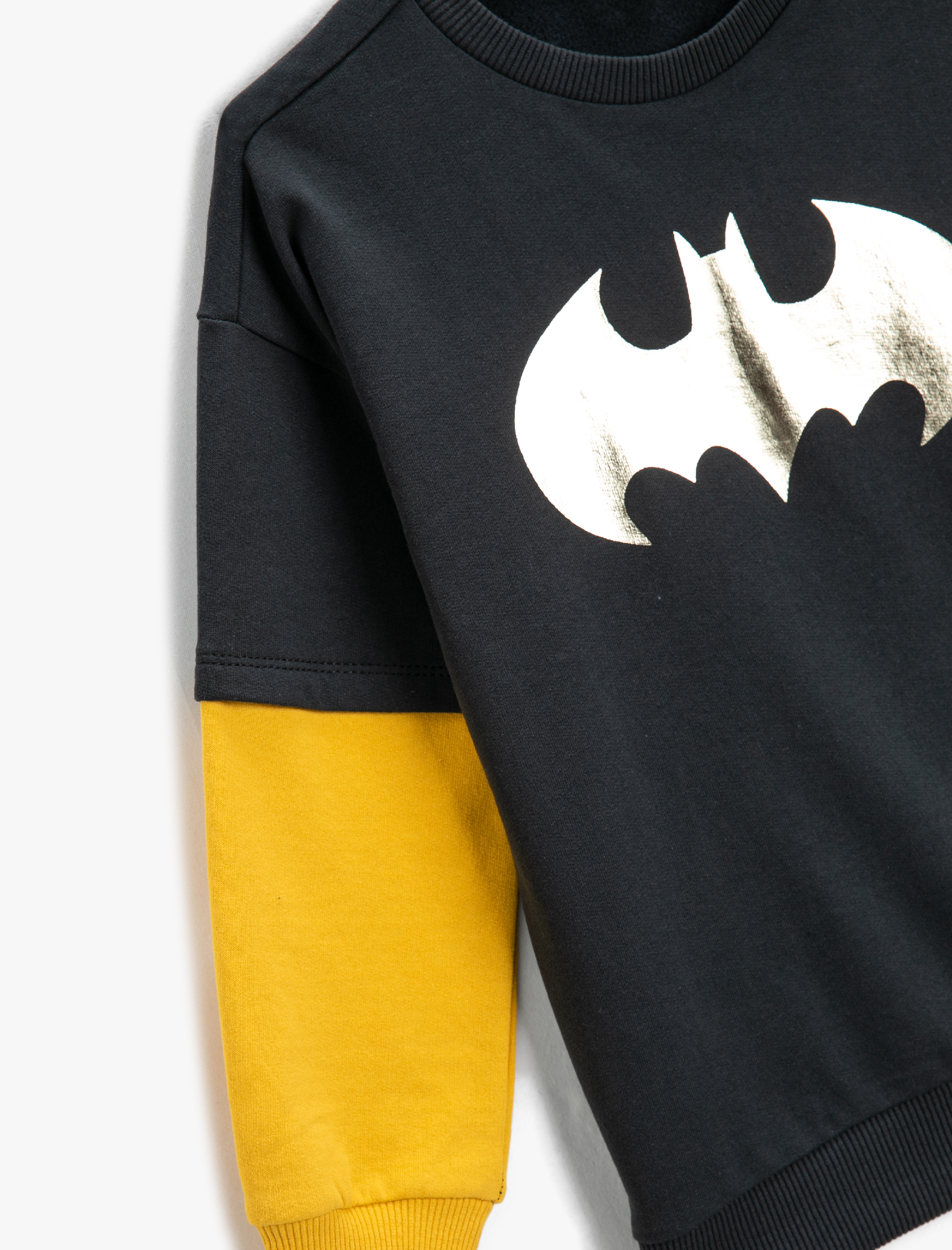 Erkek Çocuk Batman Sweatshirt Lisanslı Baskılı