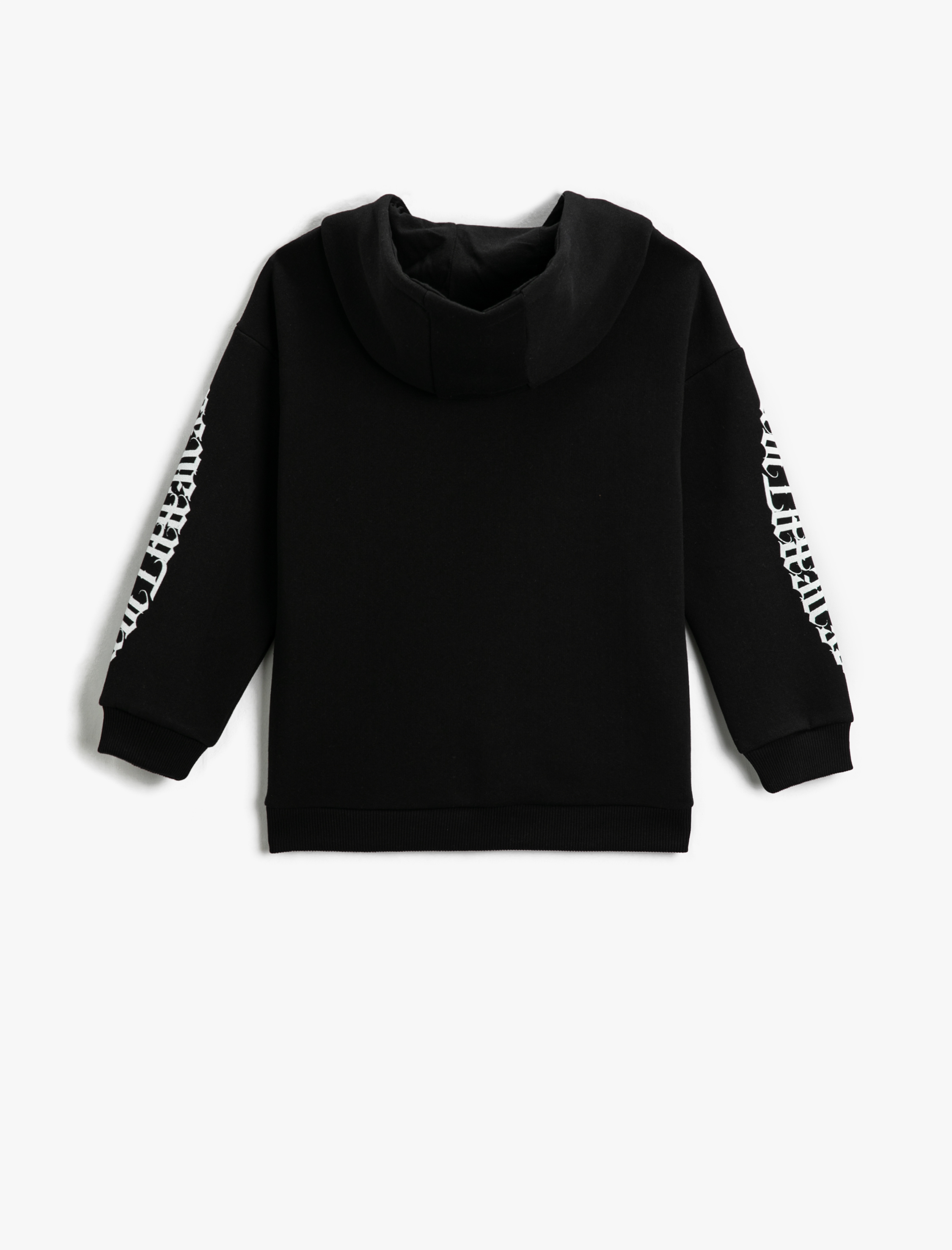  Erkek Çocuk Fermuarlı Kapüşonlu Hırka Baskılı