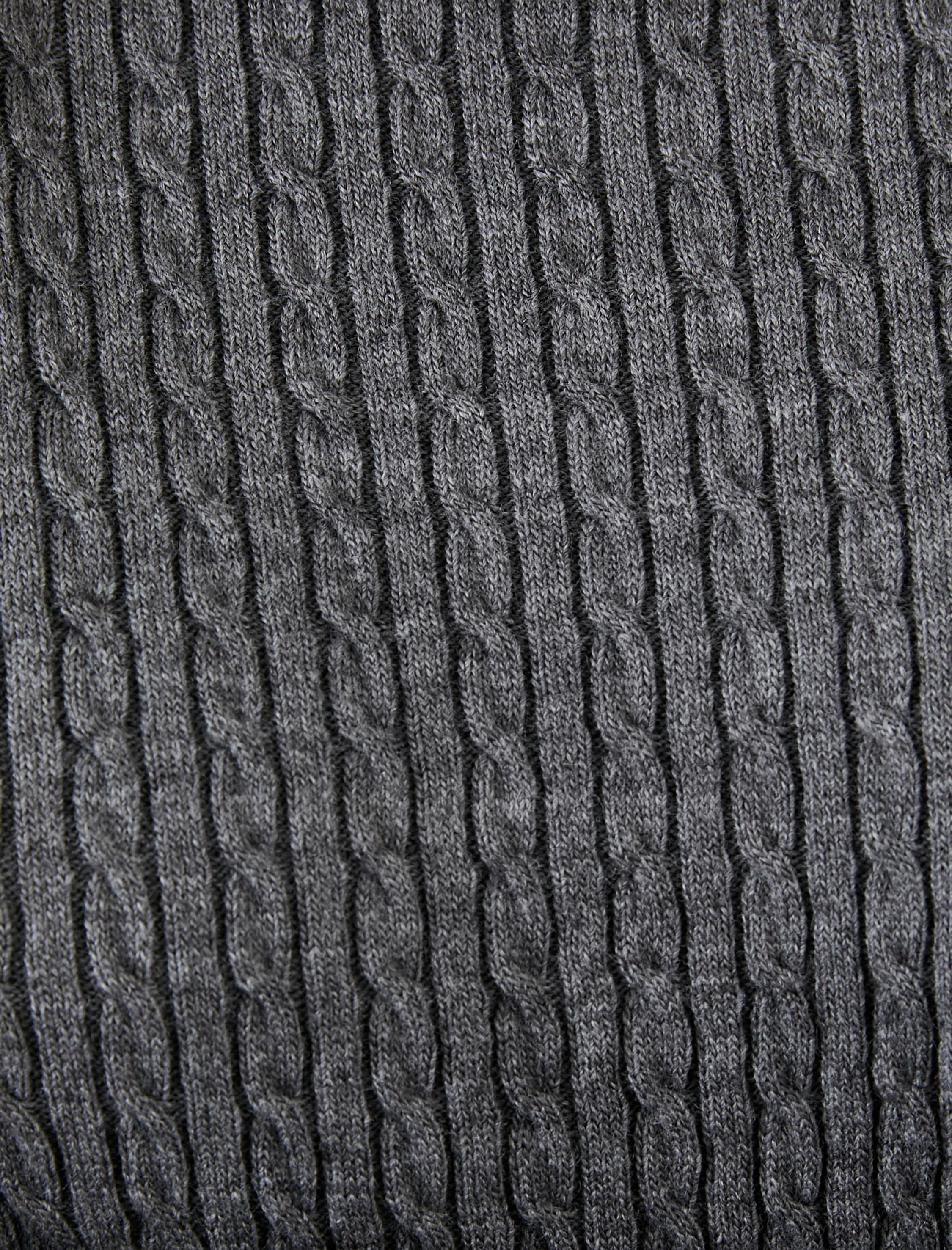   Balıkçı Yaka Kazak Dar Kesim Örgü Motifli Kaşmir Dokulu